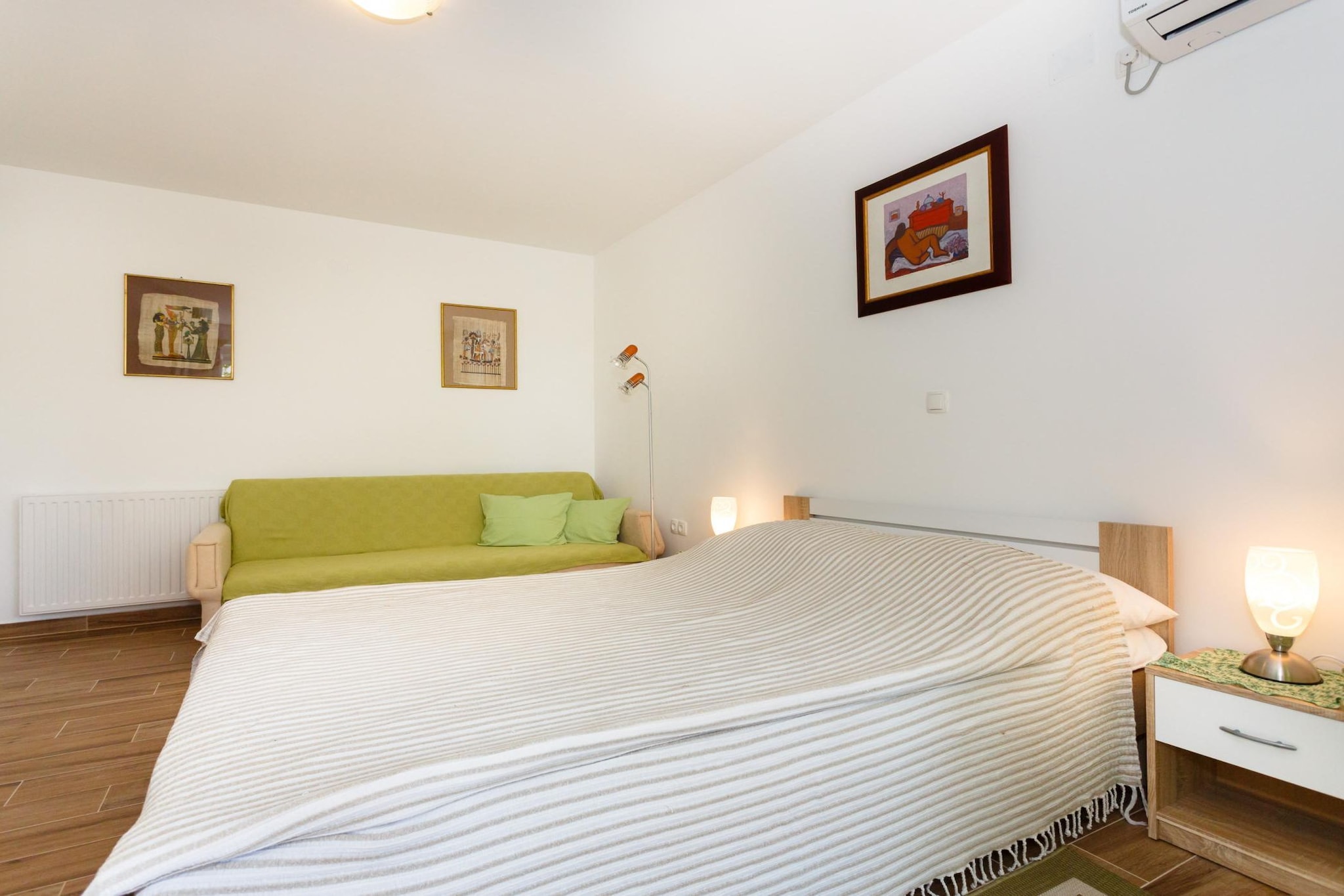 Cozy and Trendy Apartments Krk - Two Bedroom Apartment with Terrace-Bedroom