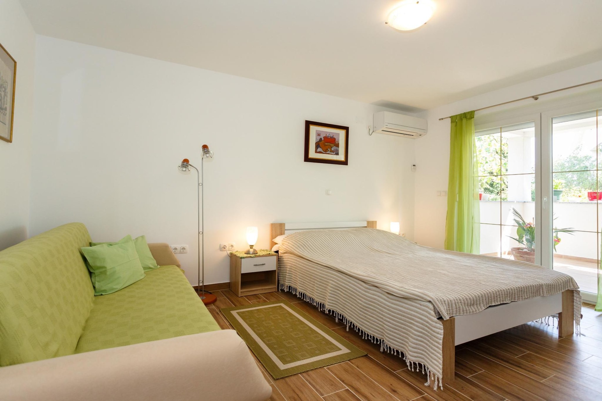 Cozy and Trendy Apartments Krk - Two Bedroom Apartment with Terrace-Bedroom