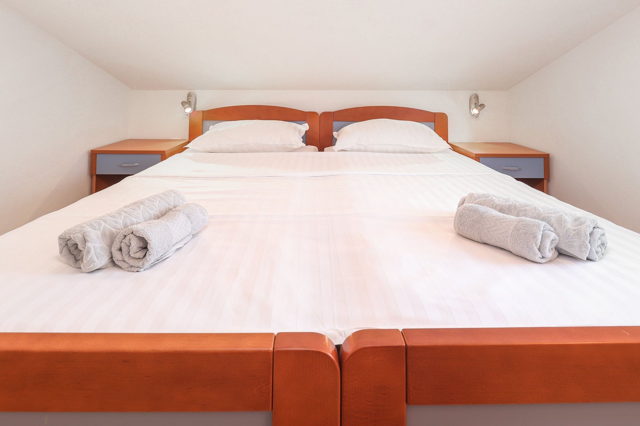 Peaceful Nature Retreat Near Krk Town with BBQ and Parking - Comfort Two Bedroom Apartment-Bedroom