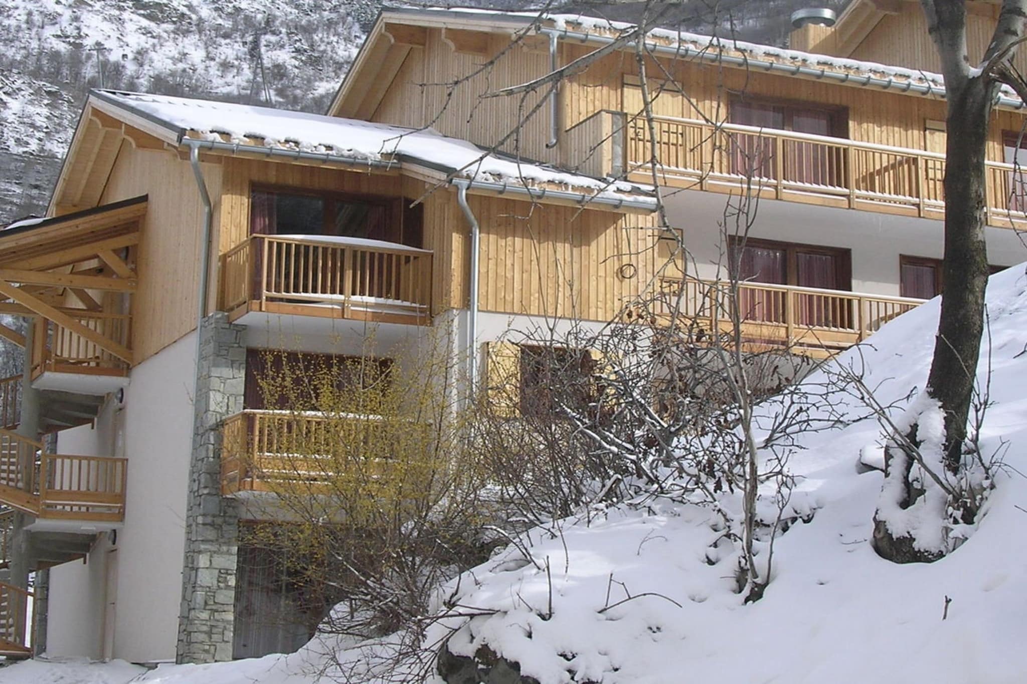 Hameau 3 203 - SPA & PISCINE appartement 4 pers - Exterieur winter