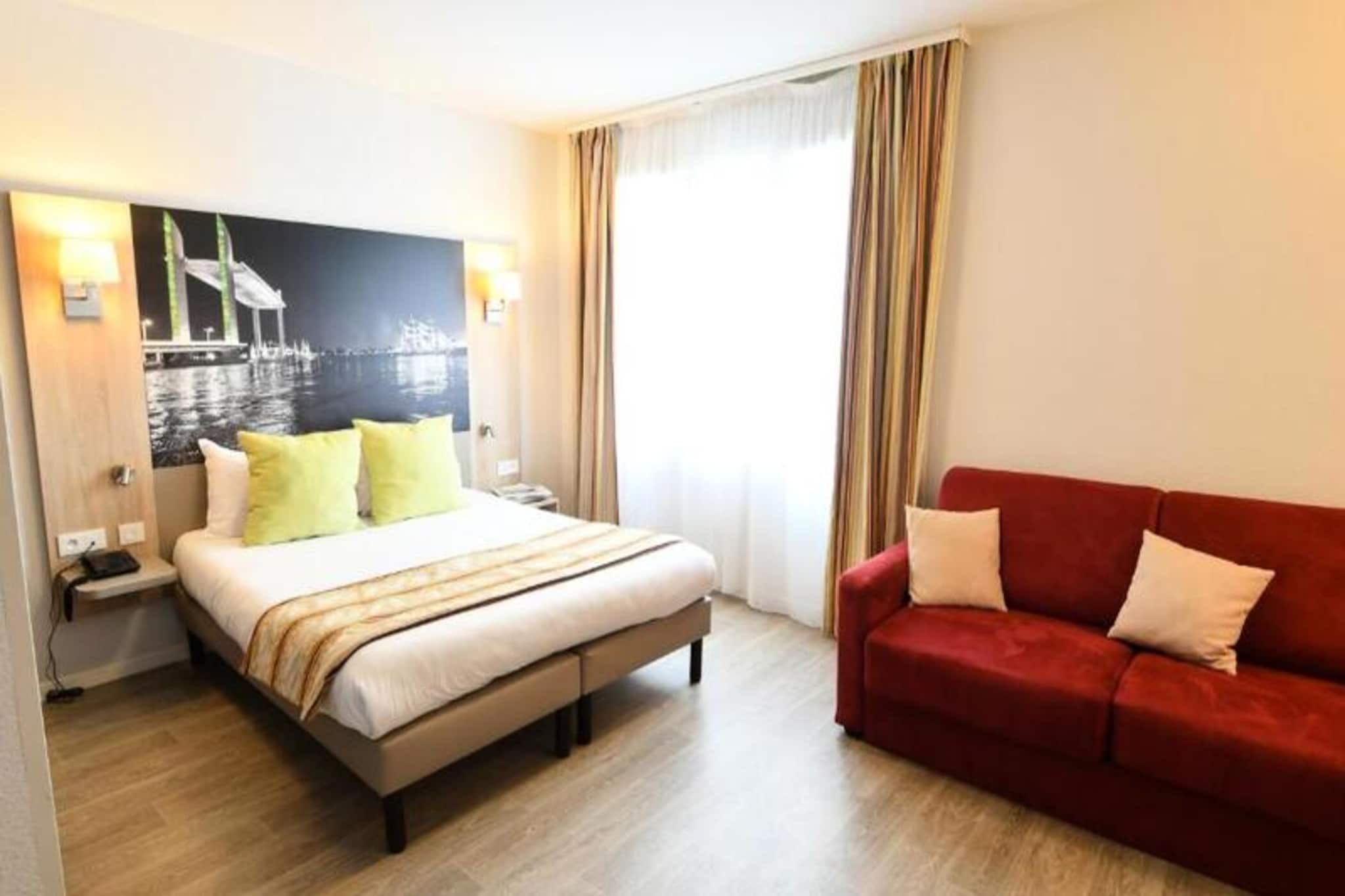 Appart'Hôtel Mer & Golf Bordeaux Bassins à Flot***-Bedroom