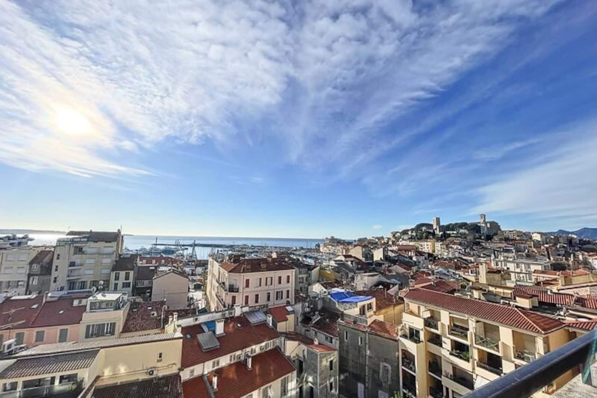 4 Pcs Terrasse Vue Mer Panoramique Baie Cannes &agrave; Vos Pieds Olam Properties