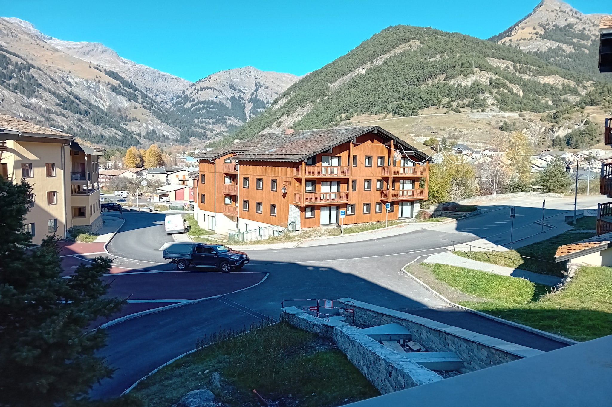 Terrasses D 206 - PARC NAT. VANOISE appart. 4 pers-Terrasbalkon