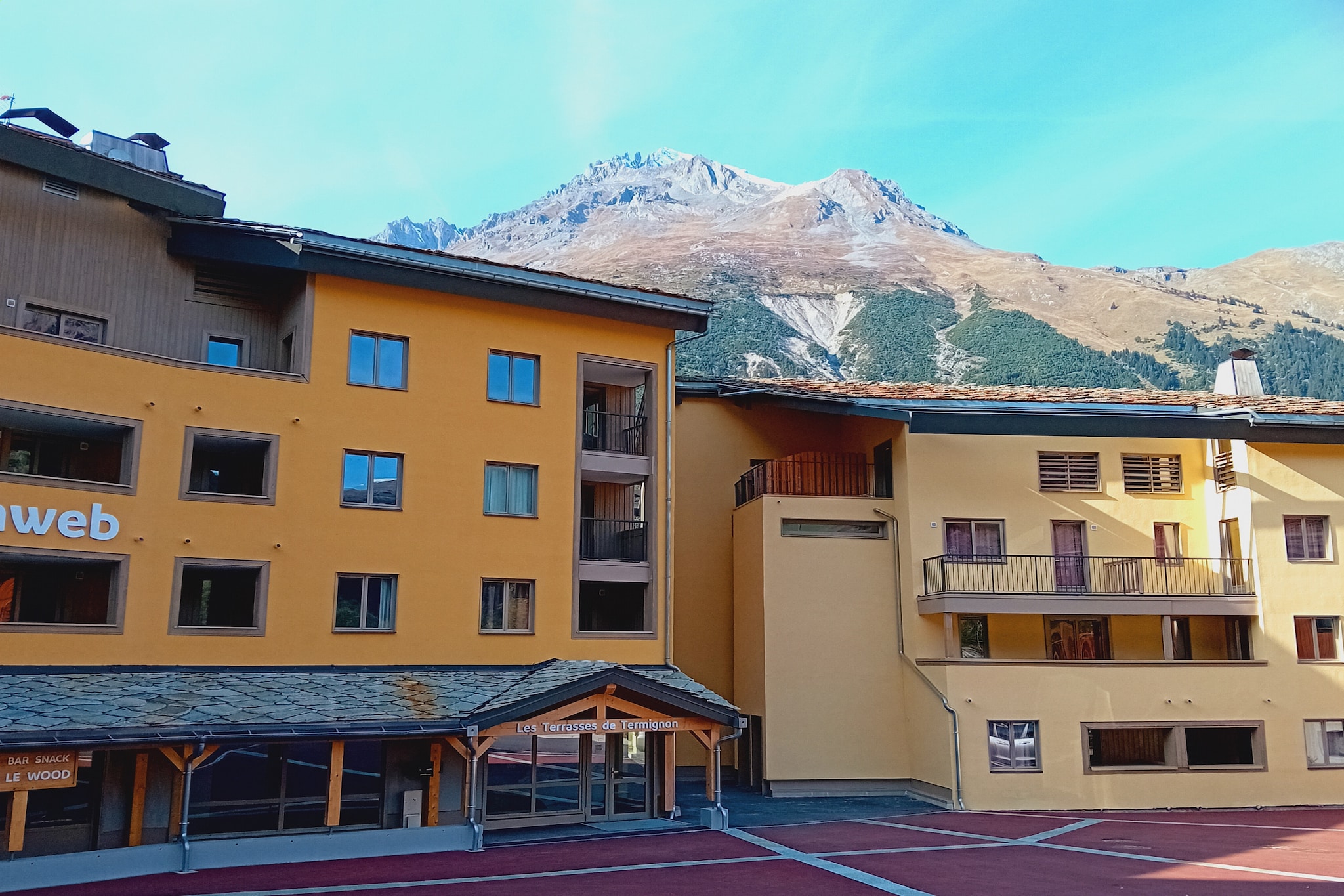 Terrasses E 305 - PARC NAT. VANOISE appart. 6 pers-Buitenlucht