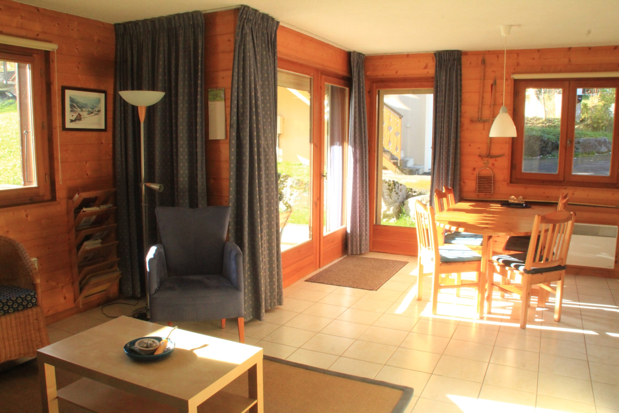 This spacious and comfortable property is ideal for accommodating up to six guests. The apartment features two bedrooms, each with two single beds (80x190), and a double sofa bed (140x190) in the living room. A terrace with garden furniture offers stunning mountain views, providing a serene outdoor space for relaxation. Located on the second floor, the property is accessible via an elevator. Pets are not allowed, ensuring a clean and allergy-friendly environment. A ski locker and an outdoor parking space are available for added convenience. Guests also benefit from free shuttle services during the high seasons, making it easy to explore the area.

Situated in the Sabot de Venus residence in Châtel, the apartment boasts an excellent location at the foot of the slopes, just 100 meters from the gondola. Restaurants are conveniently located 200 meters away, while shops are 3 km from the property. A free shuttle bus stop nearby ensures effortless connectivity to local amenities and attractions, making it a great base for enjoying skiing and other outdoor activities in the Portes du Soleil region.

The apartment includes a fully equipped open kitchen with modern appliances, such as a fridge, dishwasher, oven, microwave, kettle, toaster, and both a filter coffee maker and Nespresso machine. A flat-screen TV with cable channels enhances the cozy living area, perfect for unwinding after a day outdoors. The bathroom is fitted with a shower, and the toilet is separate for added convenience.

Note: The tourist tax will be collected at the property and is not a part of rental.