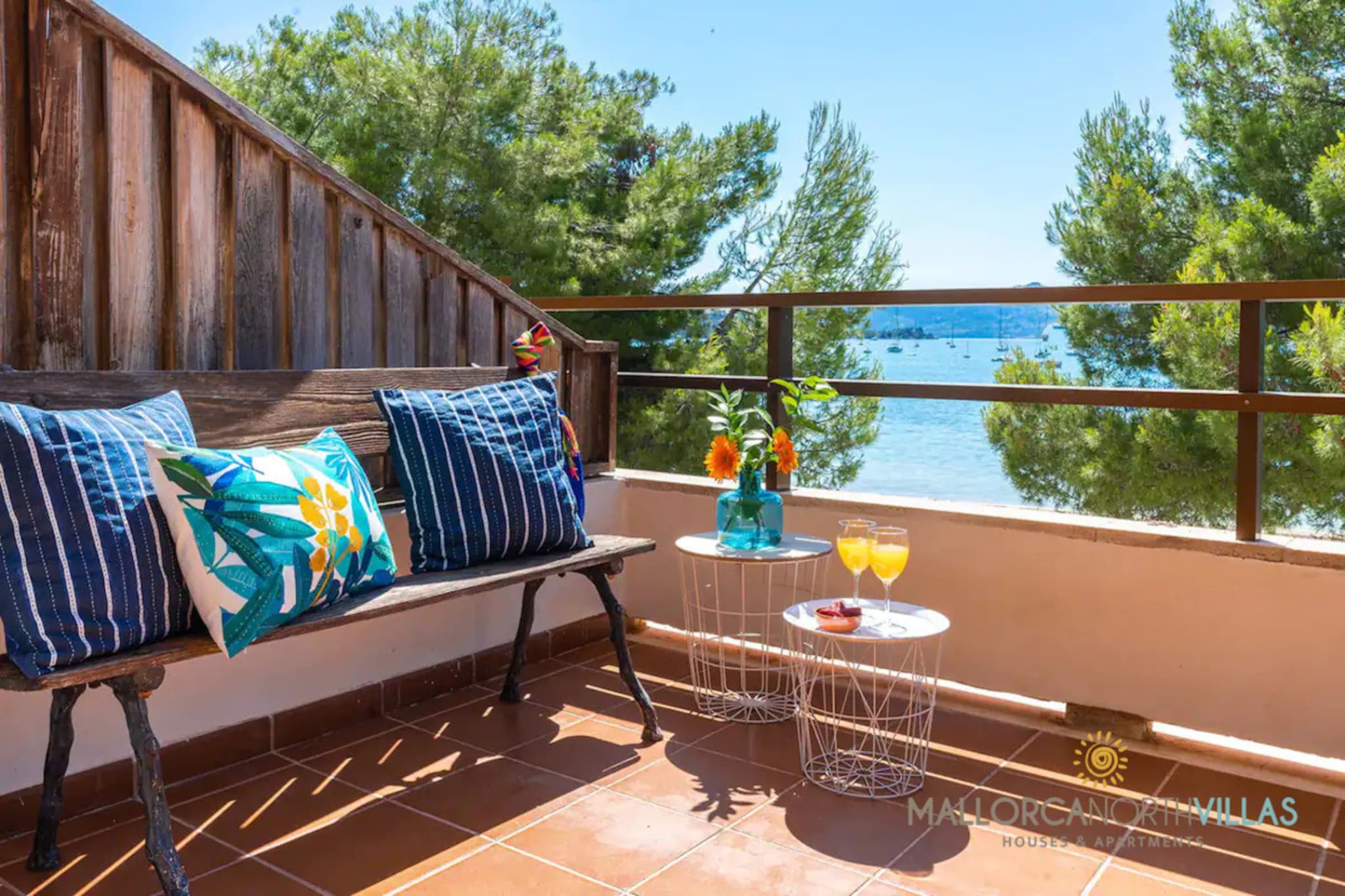 Apartamento Voramar I : Primera Línea en Pine Walk-Terrassenbalkon