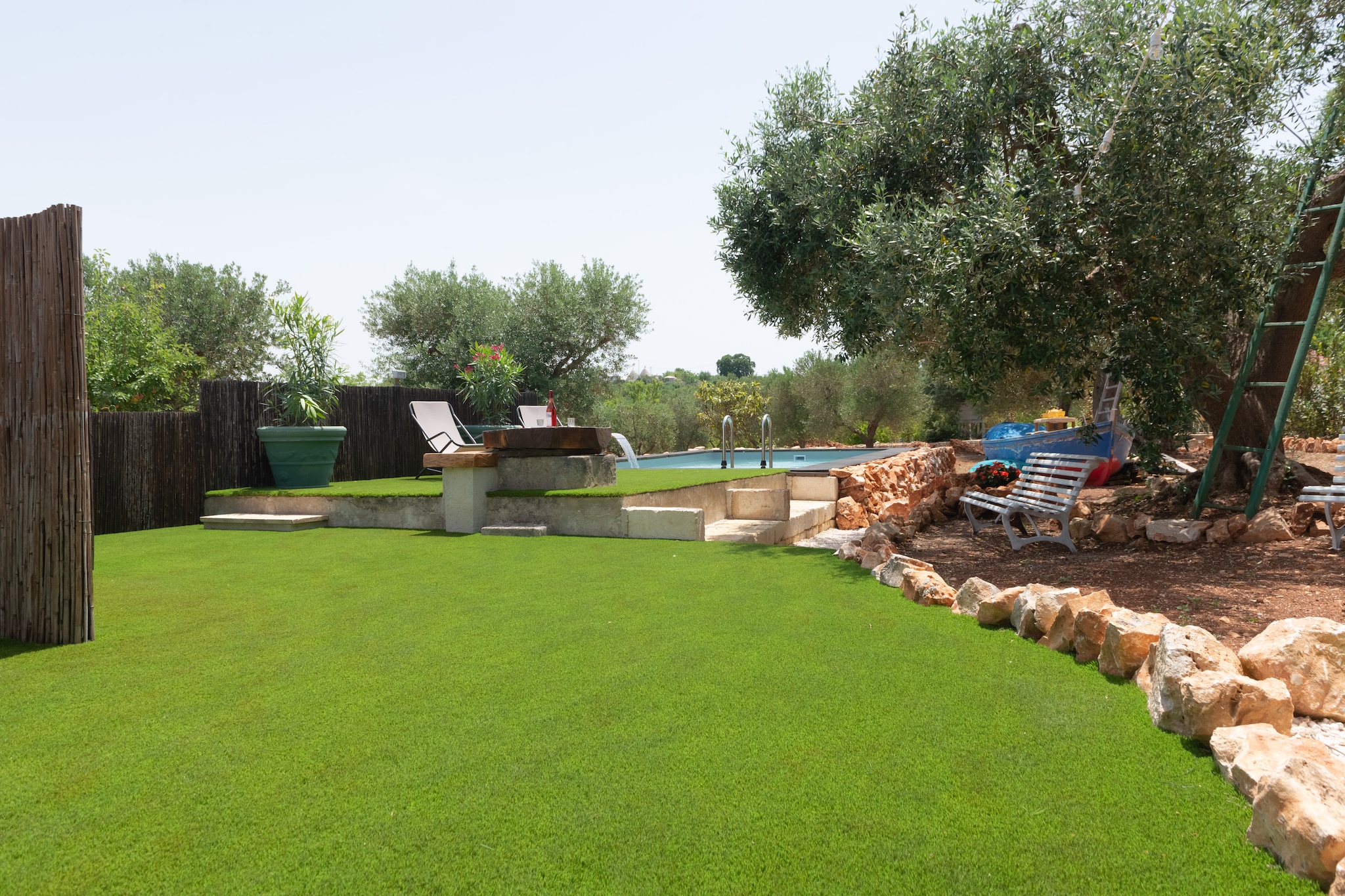 Lamia Papo in Ostuni-Pool