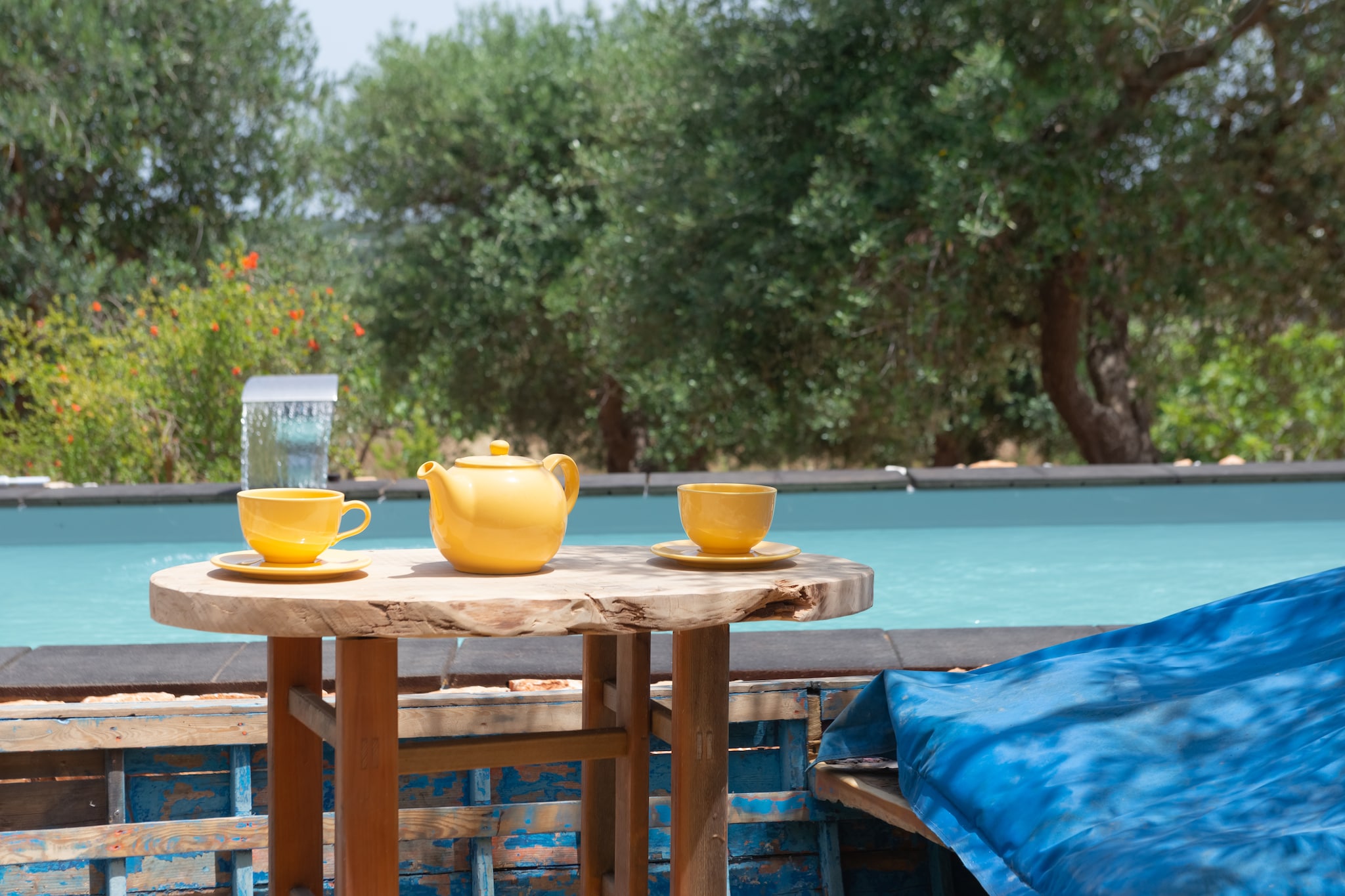 Lamia Papo in Ostuni-Pool