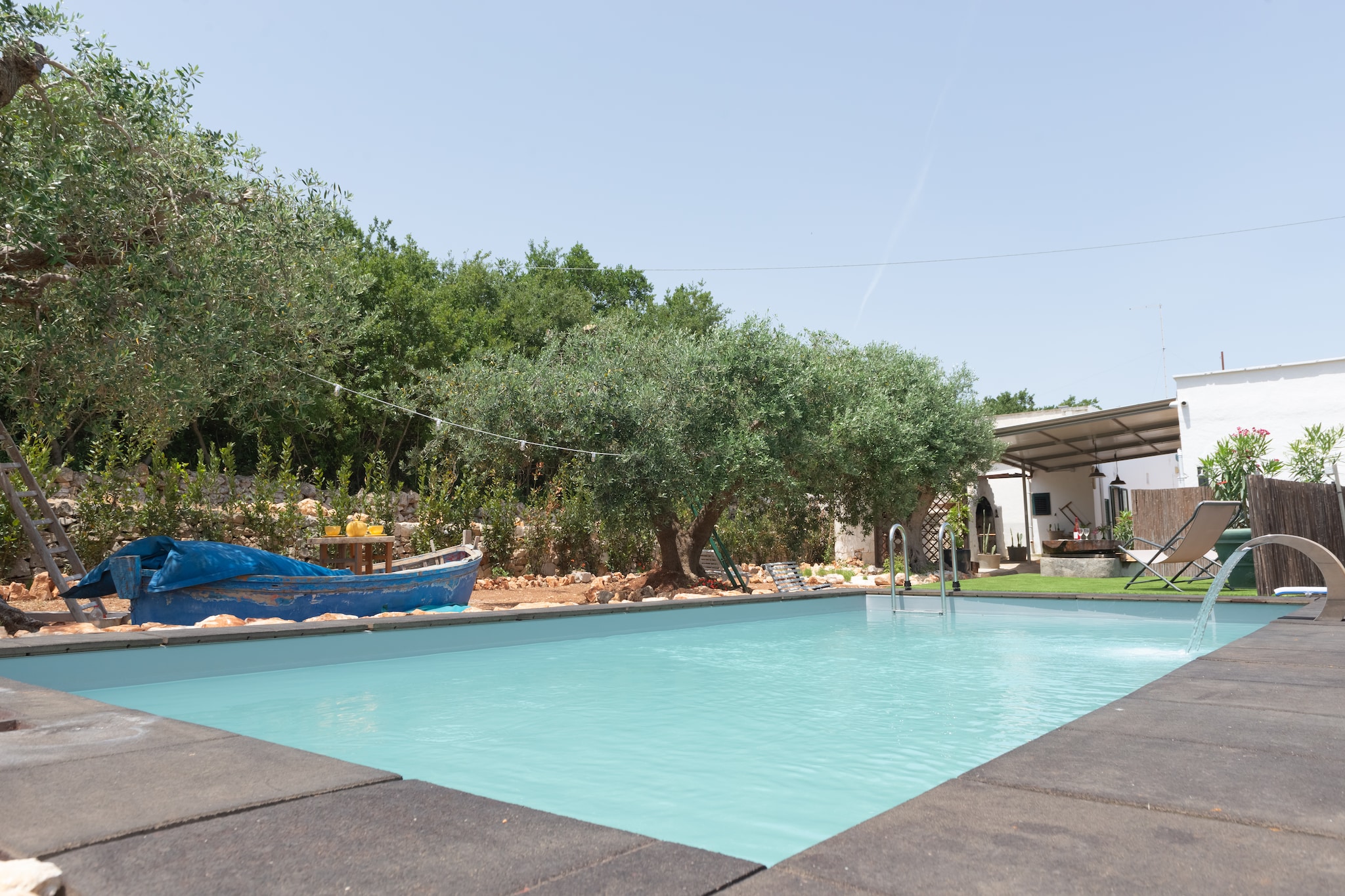 Lamia Papo in Ostuni-Pool