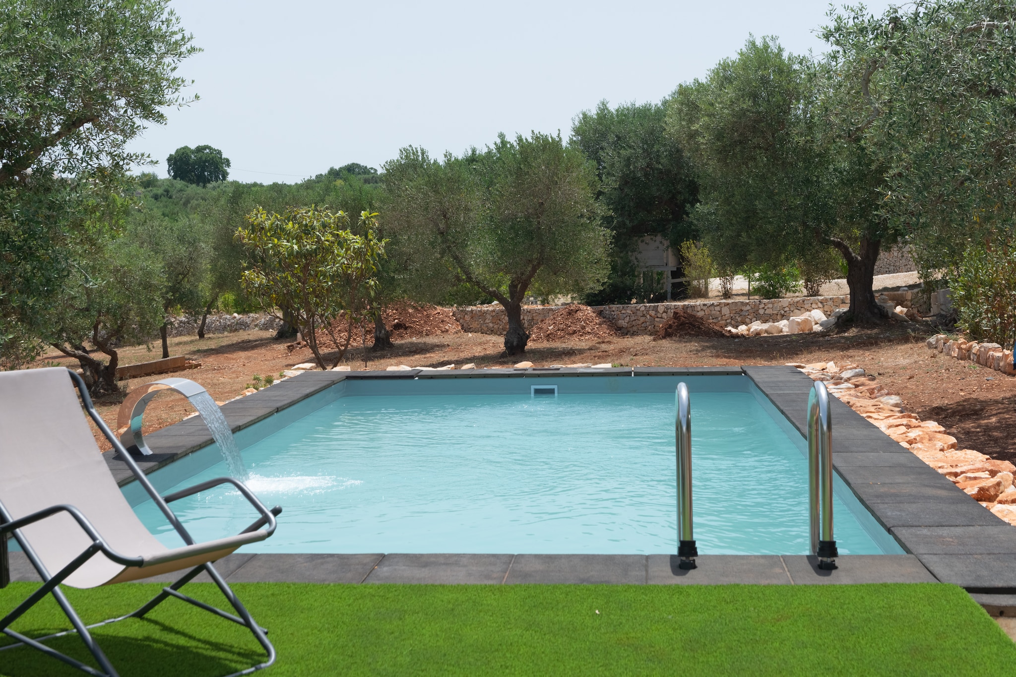 Lamia Papo in Ostuni-Pool