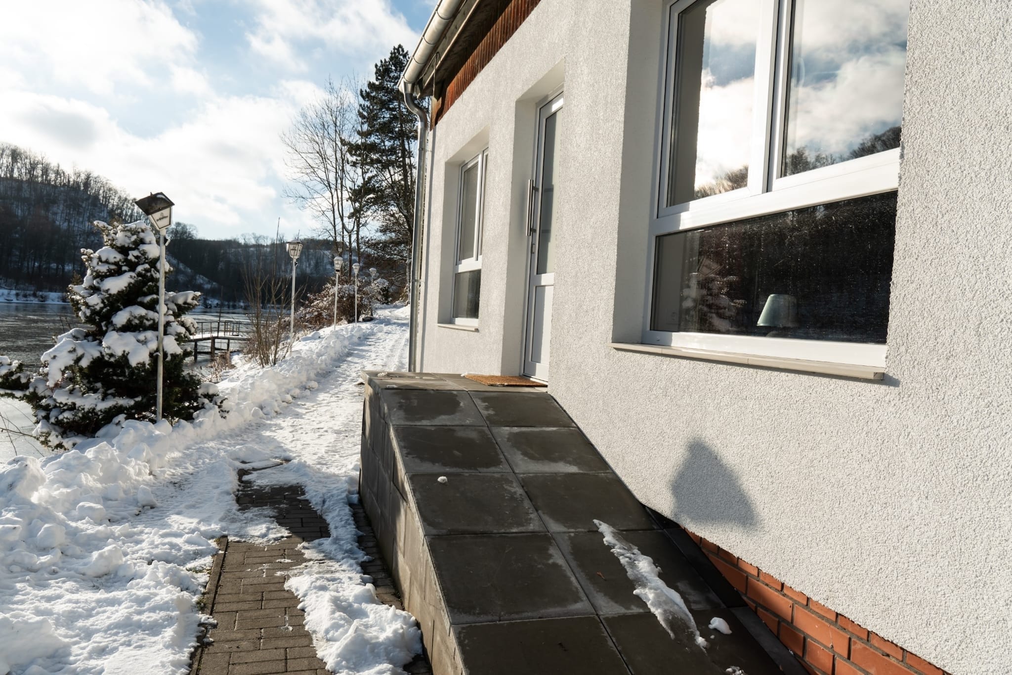 Altes Bootshaus 1-Außenbereich Winter