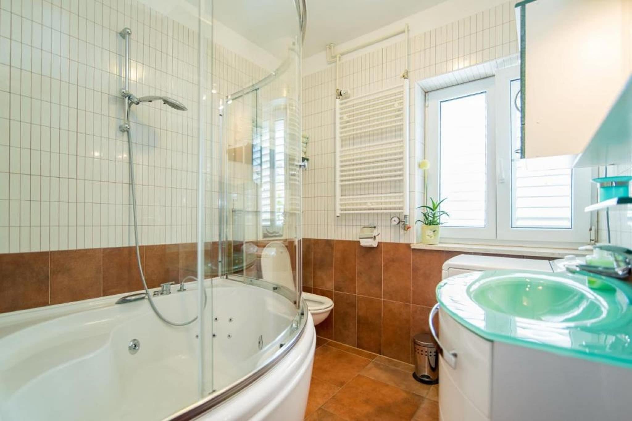 Three bedroom Apartment with terrace and sea view (Nera)-Badezimmer
