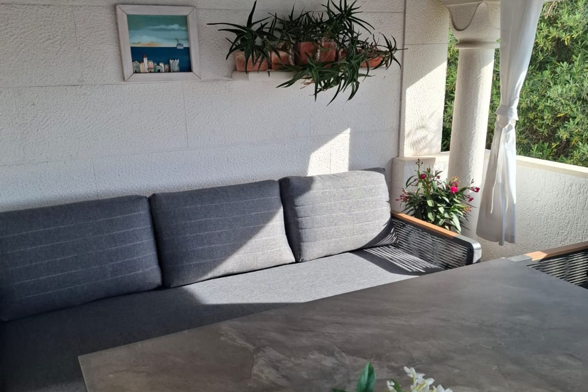 Three bedroom Apartment with terrace and sea view (Nera)-Terrassenbalkon