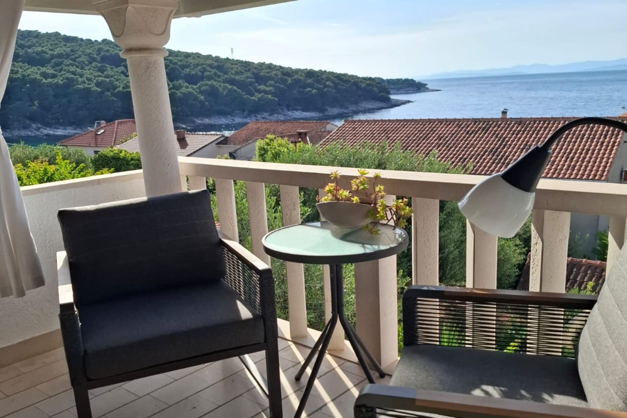 Three bedroom Apartment with terrace and sea view (Nera)-Terrassenbalkon