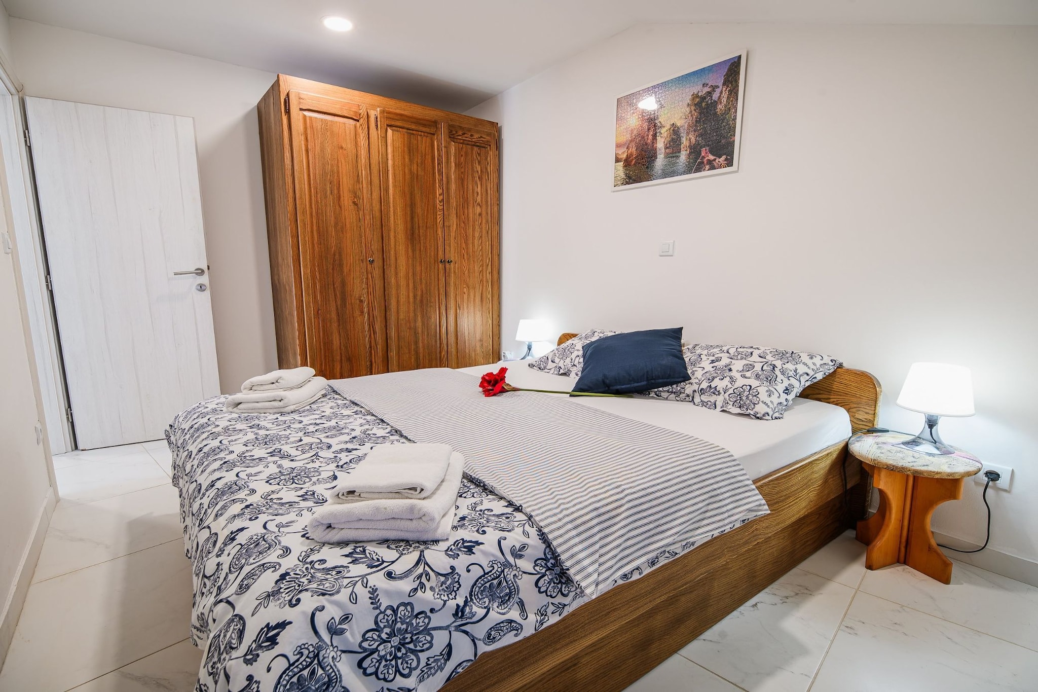 Sleek and Stylish Umag Apartments with Sea View - Two Bedroom Apartment with Terrace (owner 2)-Bedroom