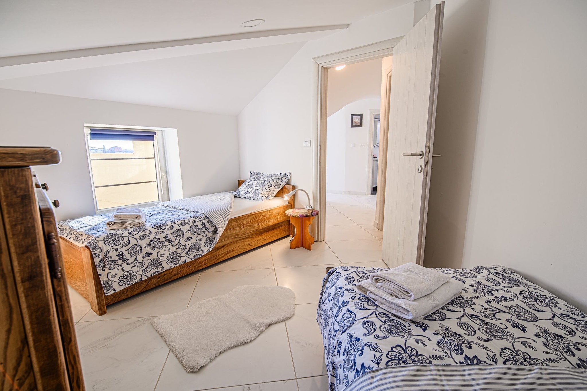 Sleek and Stylish Umag Apartments with Sea View - Two Bedroom Apartment with Terrace (owner 2)-Bedroom