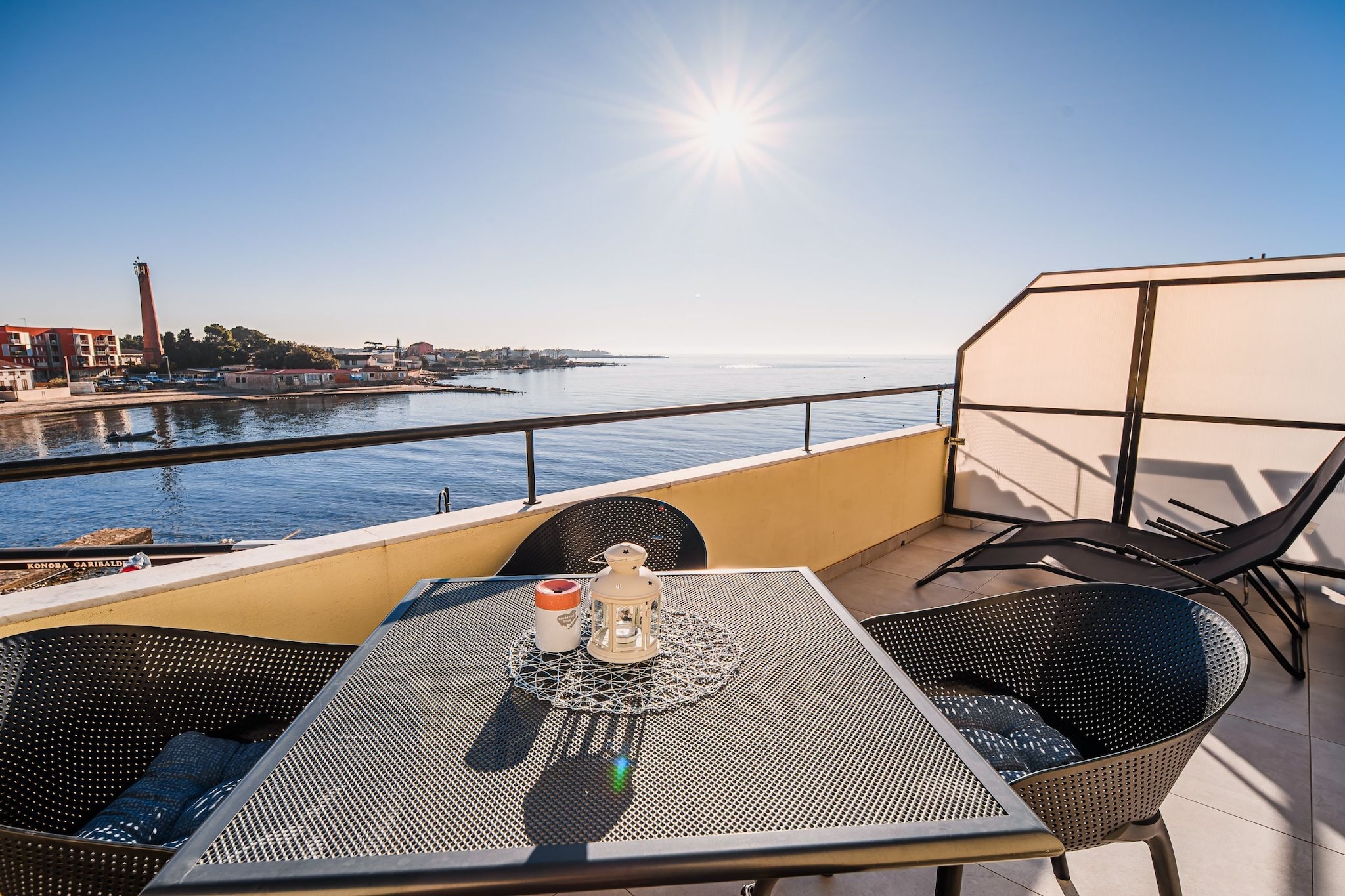 Sleek and Stylish Umag Apartments with Sea View - Two Bedroom Apartment with Terrace (owner 2)-Terrace
