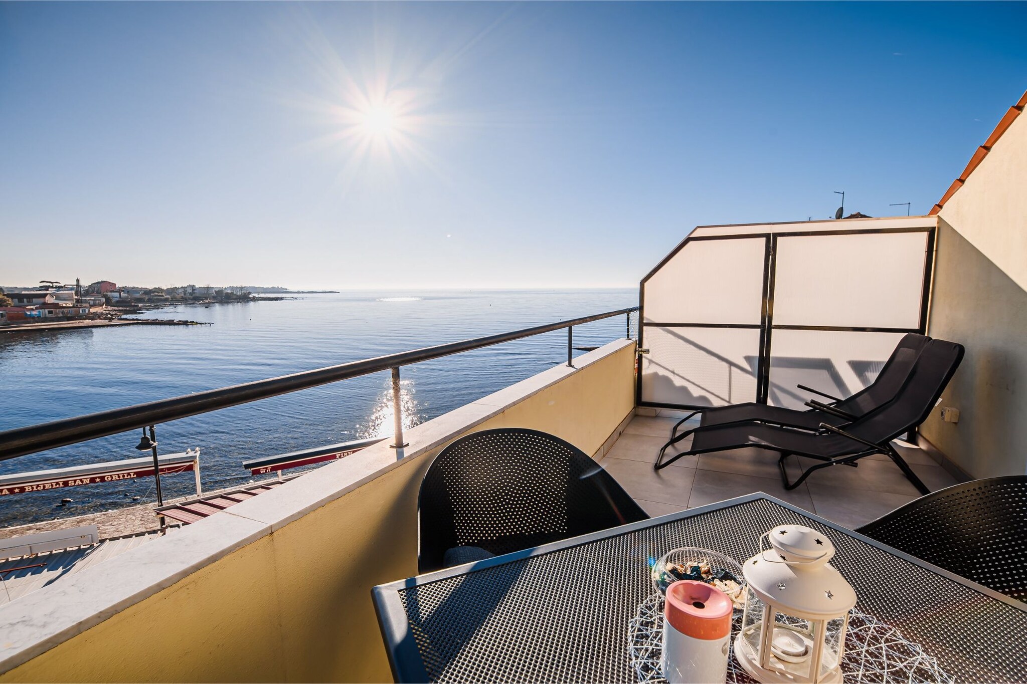 Sleek and Stylish Umag Apartments with Sea View - Two Bedroom Apartment with Terrace (owner 2)-Terrace