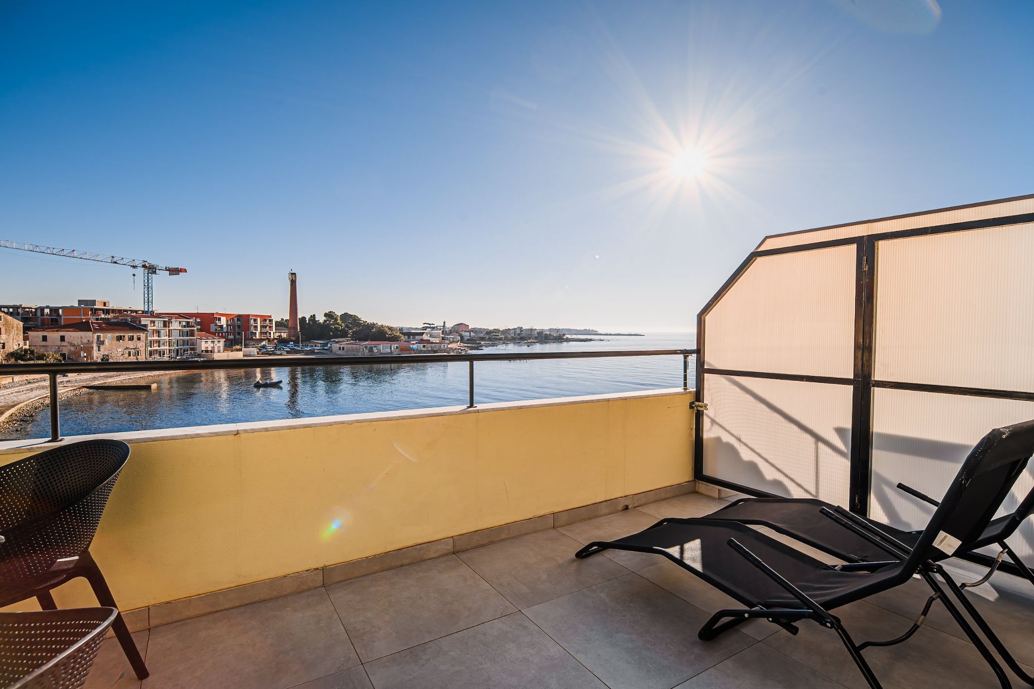 Sleek and Stylish Umag Apartments with Sea View - Two Bedroom Apartment with Terrace (owner 2)-Terrace
