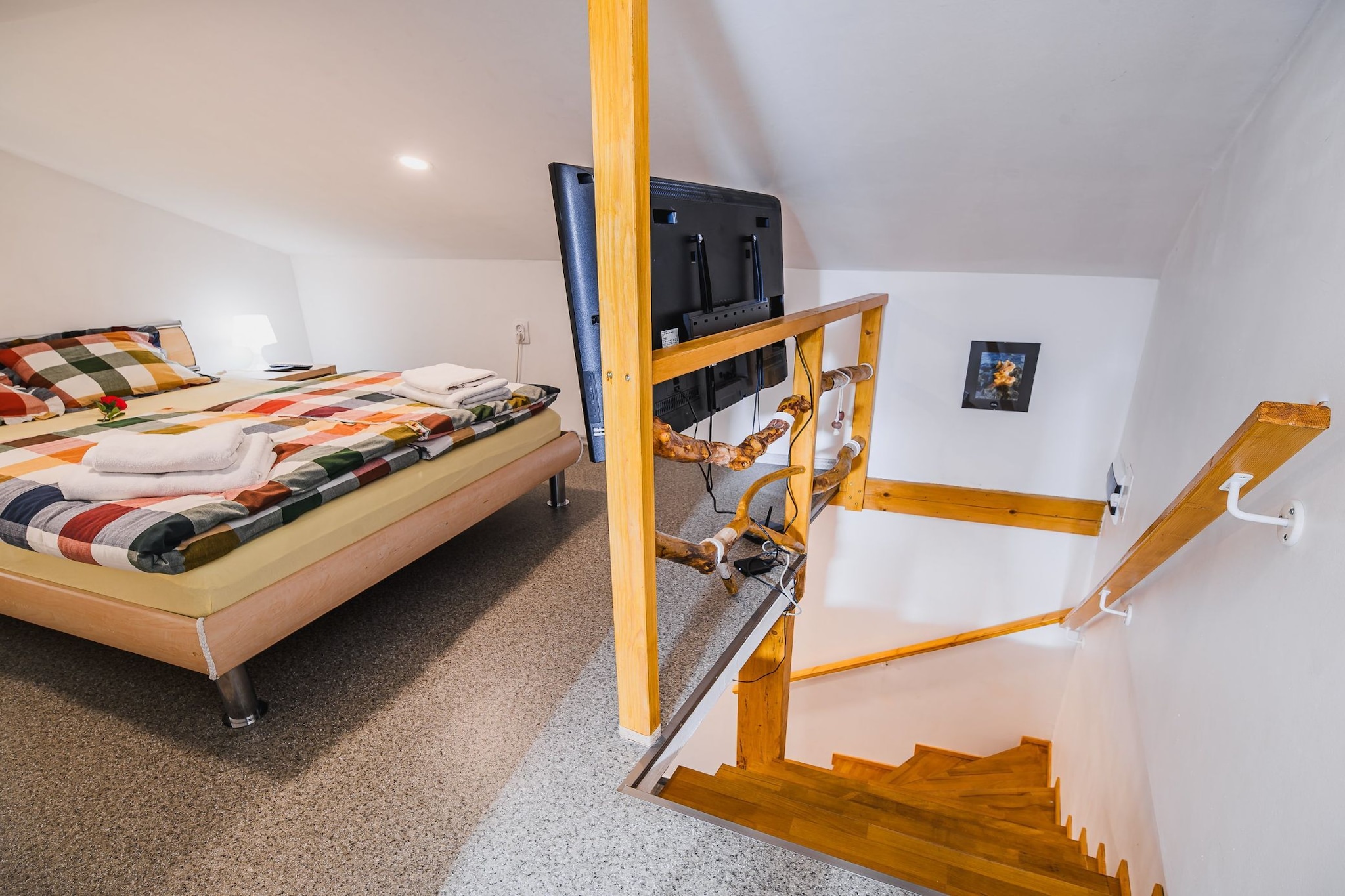 Sleek and Stylish Umag Apartments with Sea View - Comfort Two Bedroom Apartment with Terrace (owner 3)-Schlafzimmer