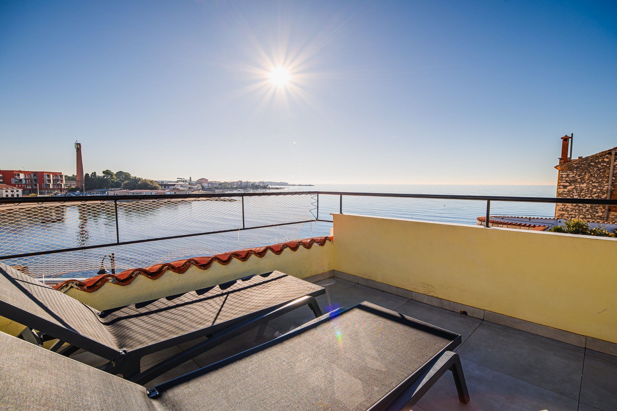 Sleek and Stylish Umag Apartments with Sea View - Comfort Two Bedroom Apartment with Terrace (owner 3)-Terrasse