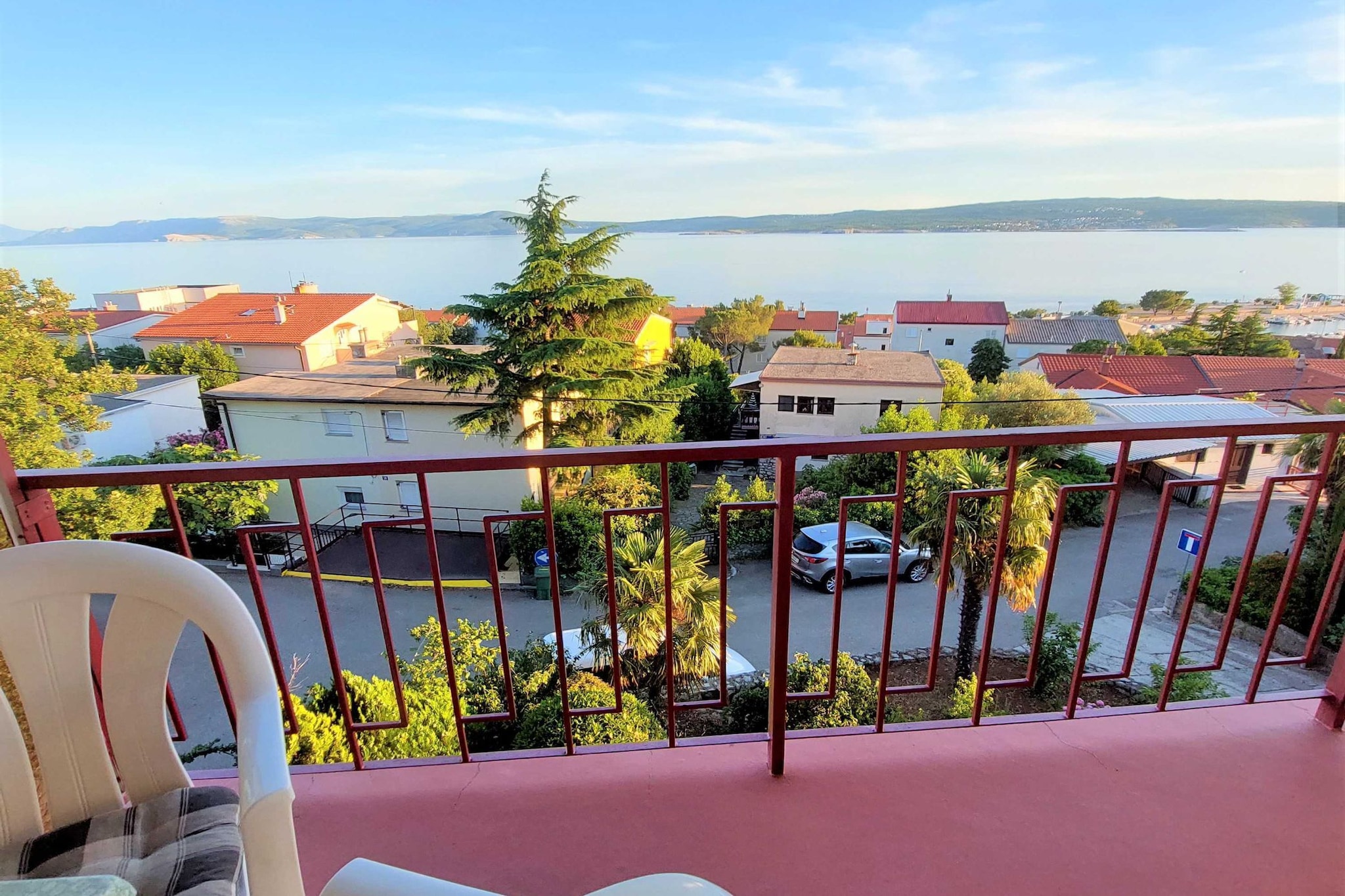 Sleek and Serene Rooms Crikvenica - Double room with Balcony and Sea View  (owner 3)-Terrasse / balcon