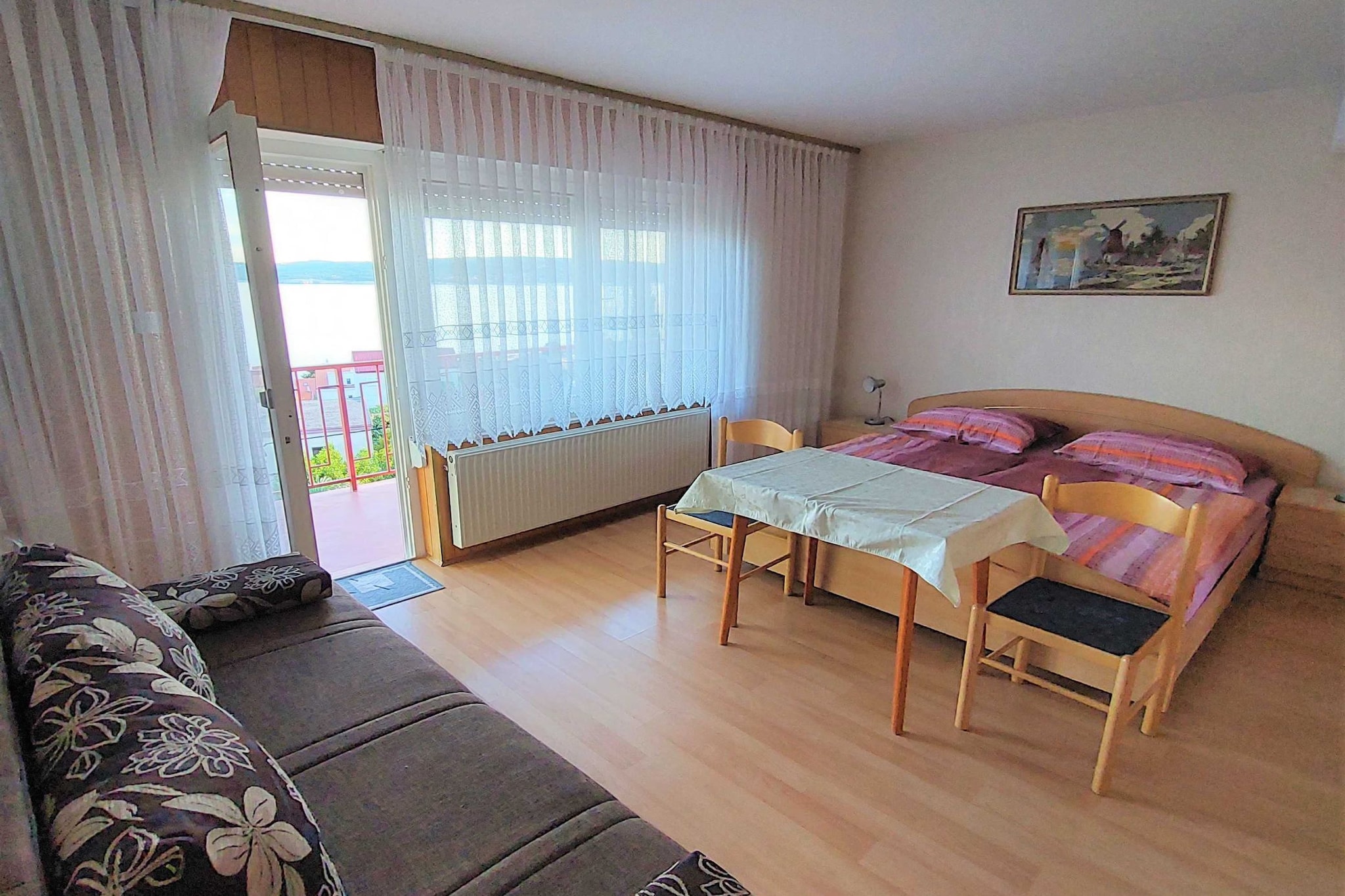 Sleek and Serene Rooms Crikvenica - Triple room with Balcony and Sea View (owner 4)