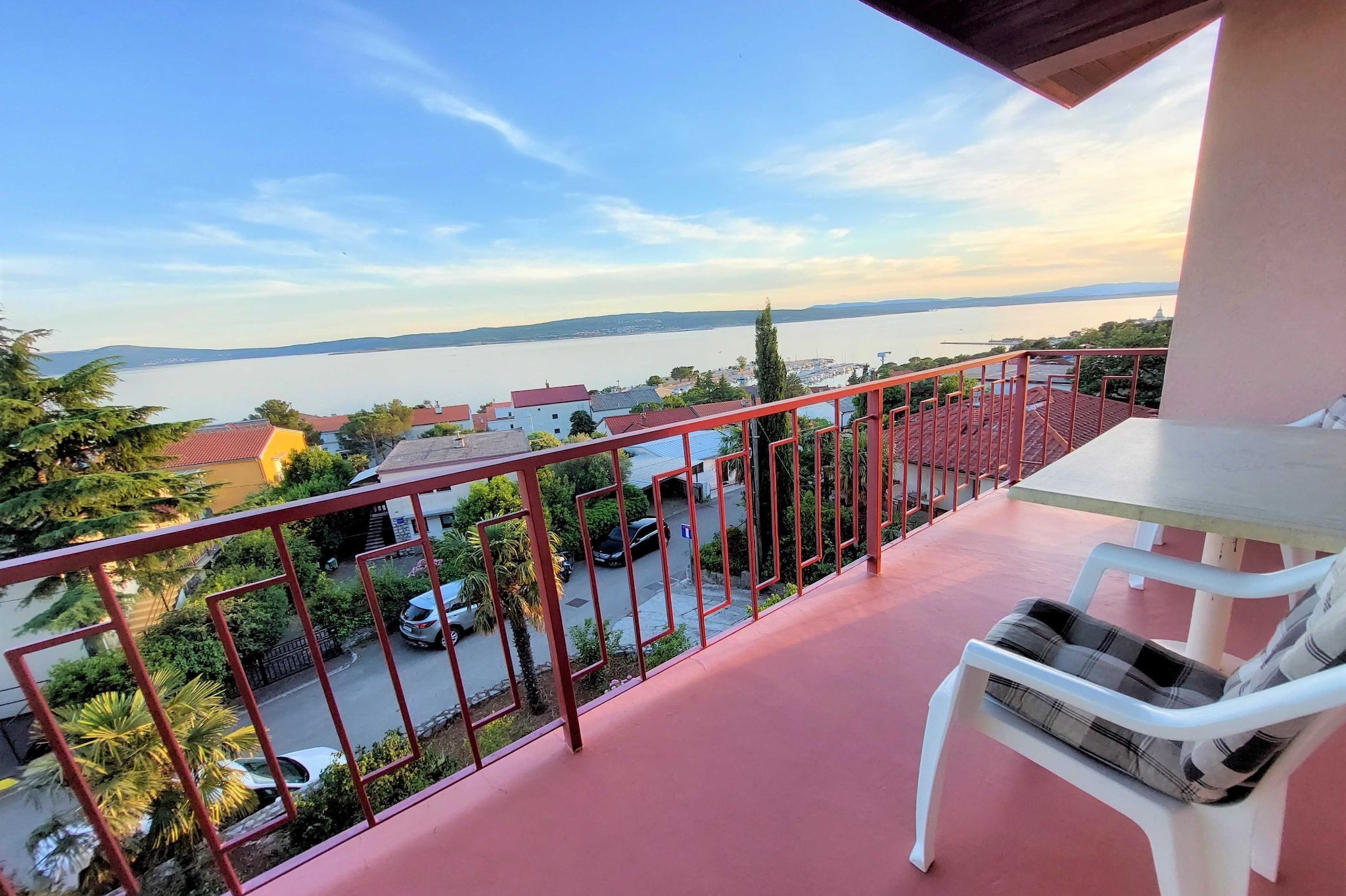 Sleek and Serene Rooms Crikvenica - Triple room with Balcony and Sea View (owner 4)-Terrasse / balcon
