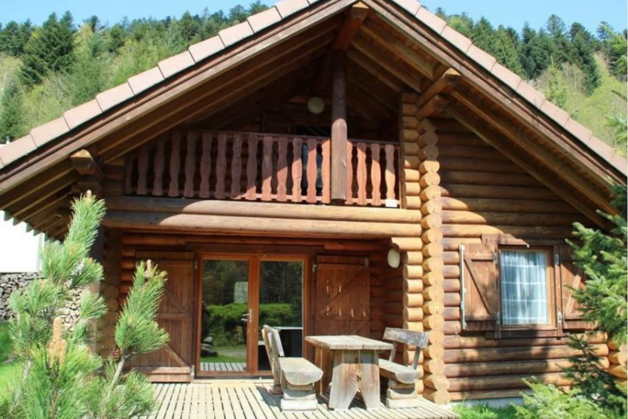 L'OURS BLANC Chalet en rondins-Buitenlucht