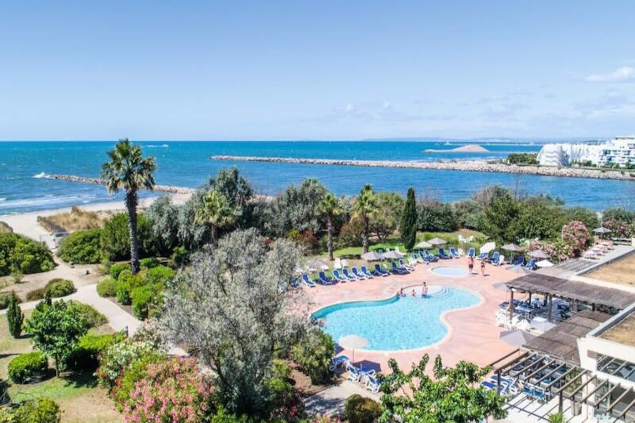 3-room apartment for 6 people sea view