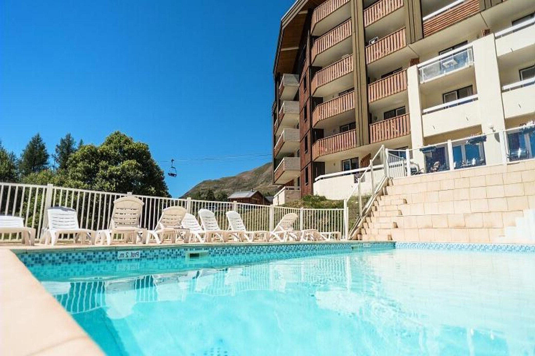 Studio in Oisans near Hiking Trails & Pool