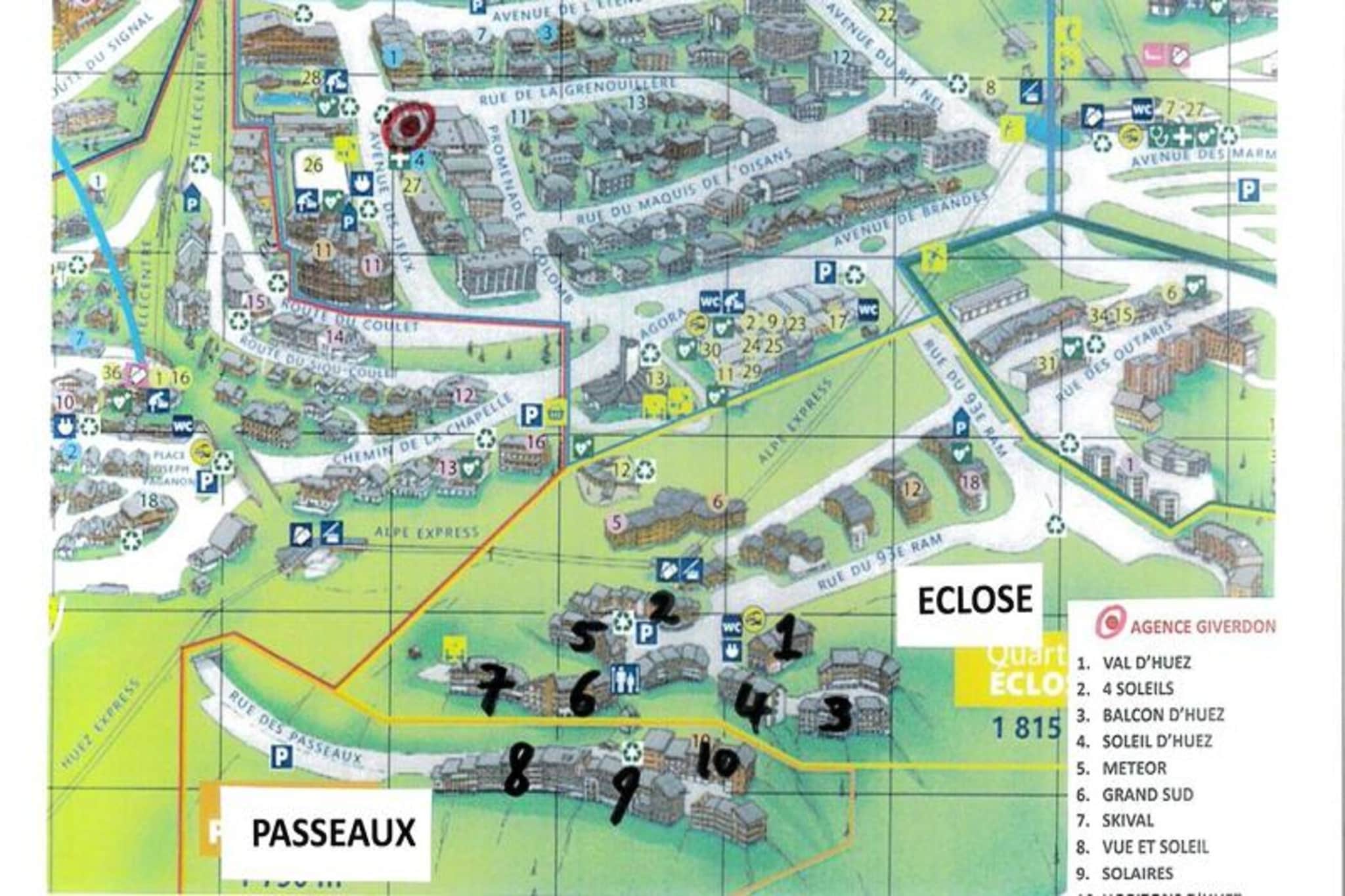 Résidence Balcons D'huez-Faciliteiten