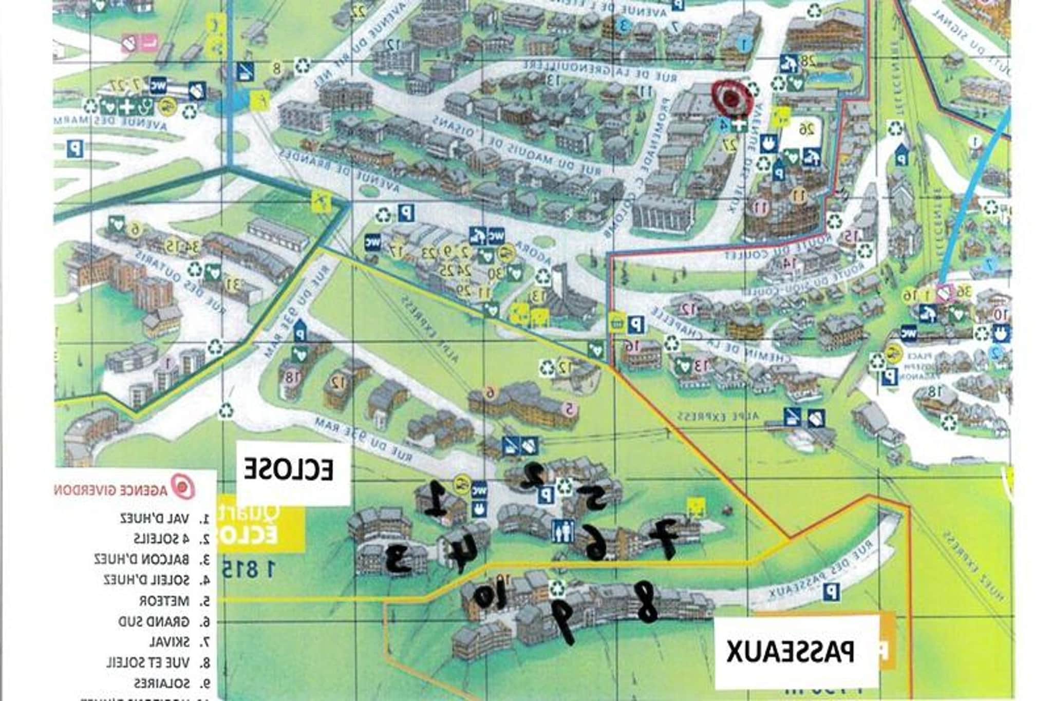 Résidence Balcons D'huez-Gebieden zomer 20km
