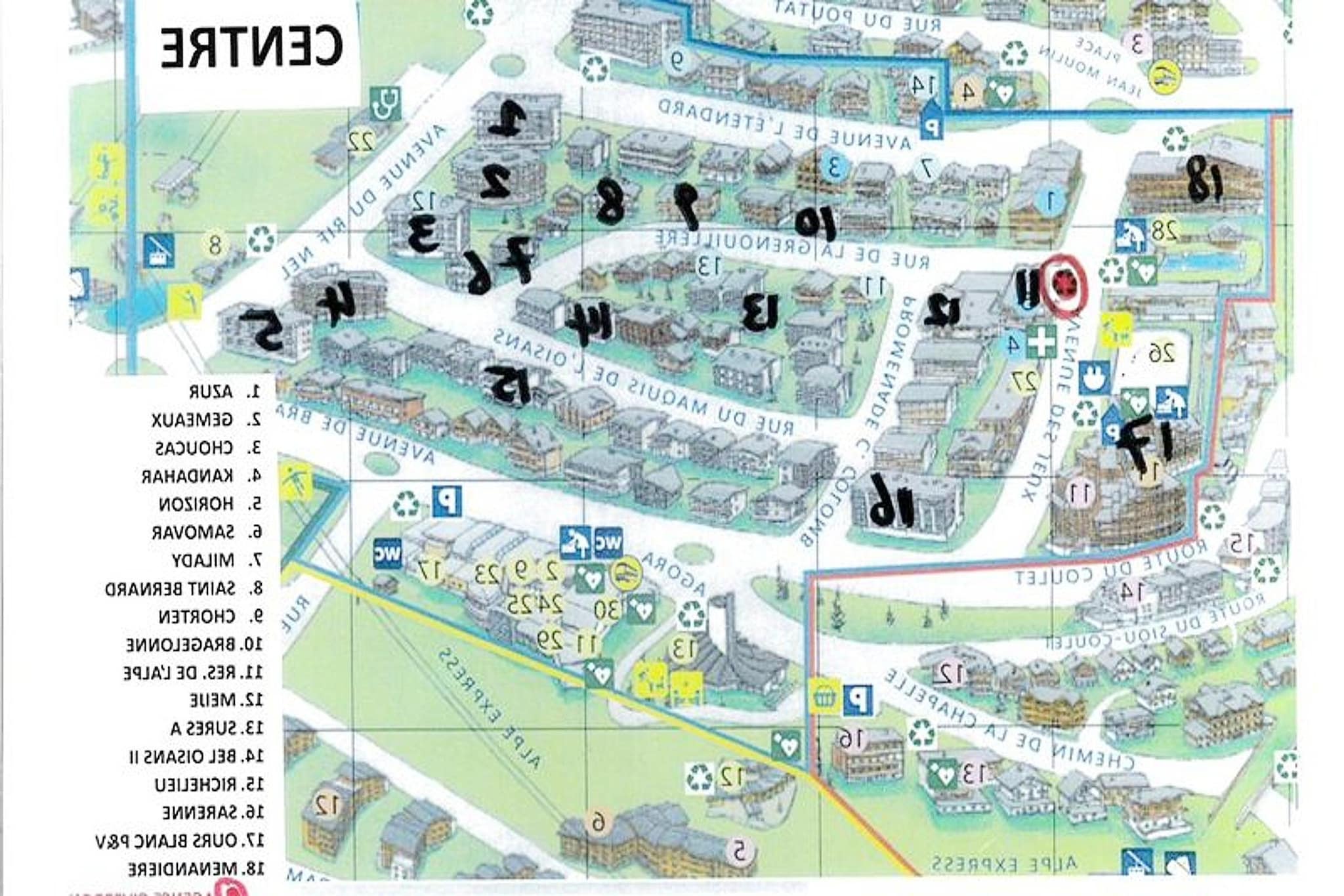 Résidence Menandiere-Facilities