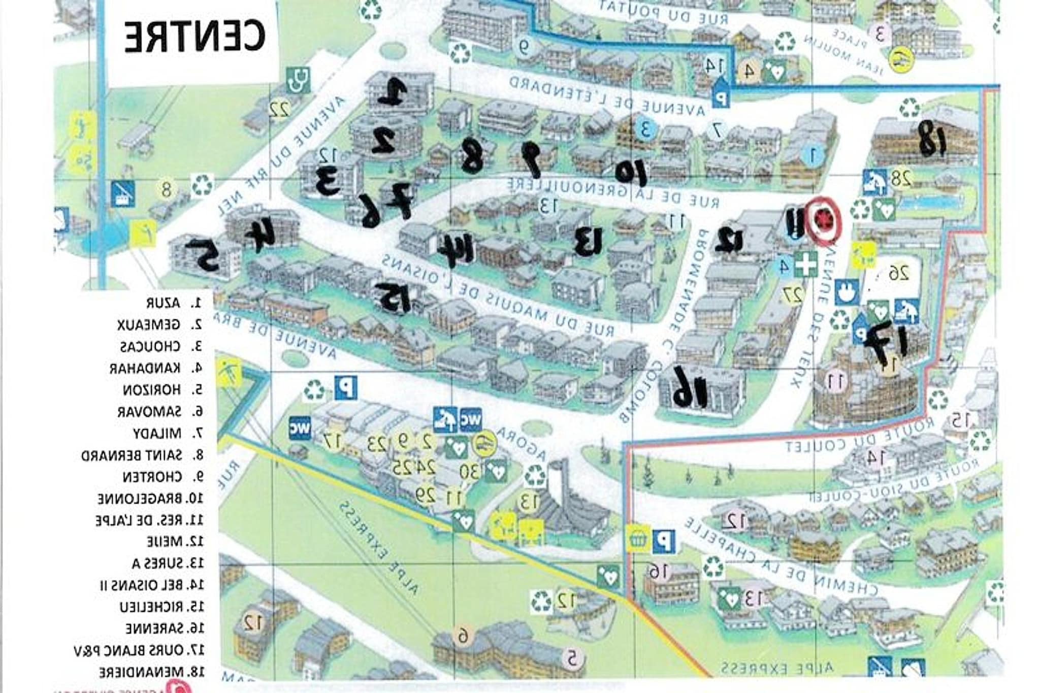 Résidence Menandiere-Facilities