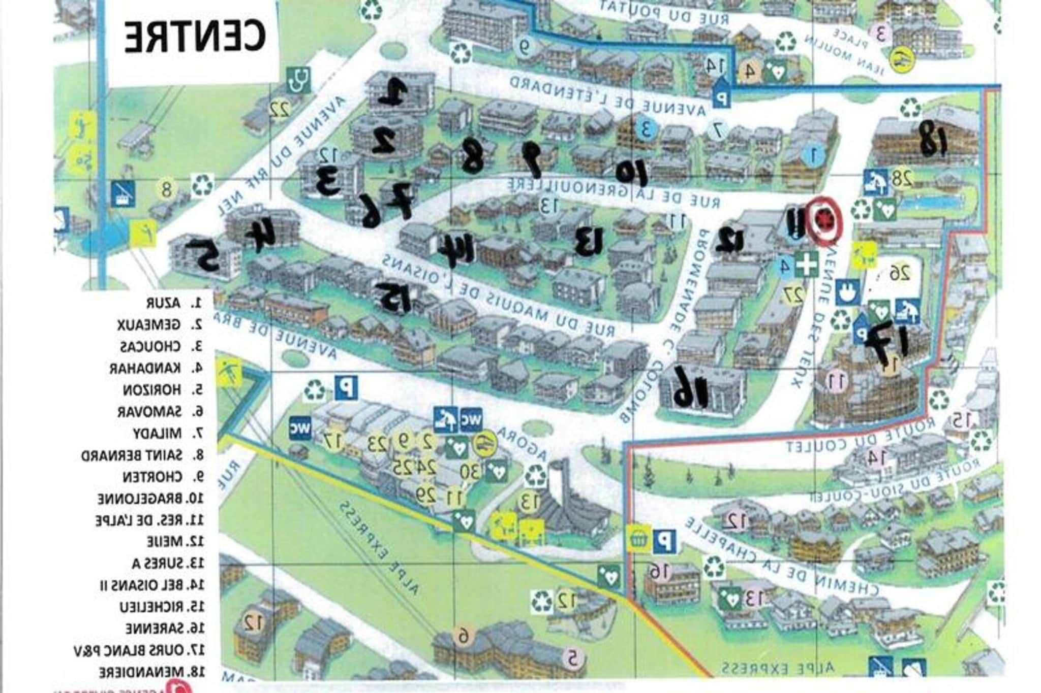 Résidence Choucas-Faciliteiten