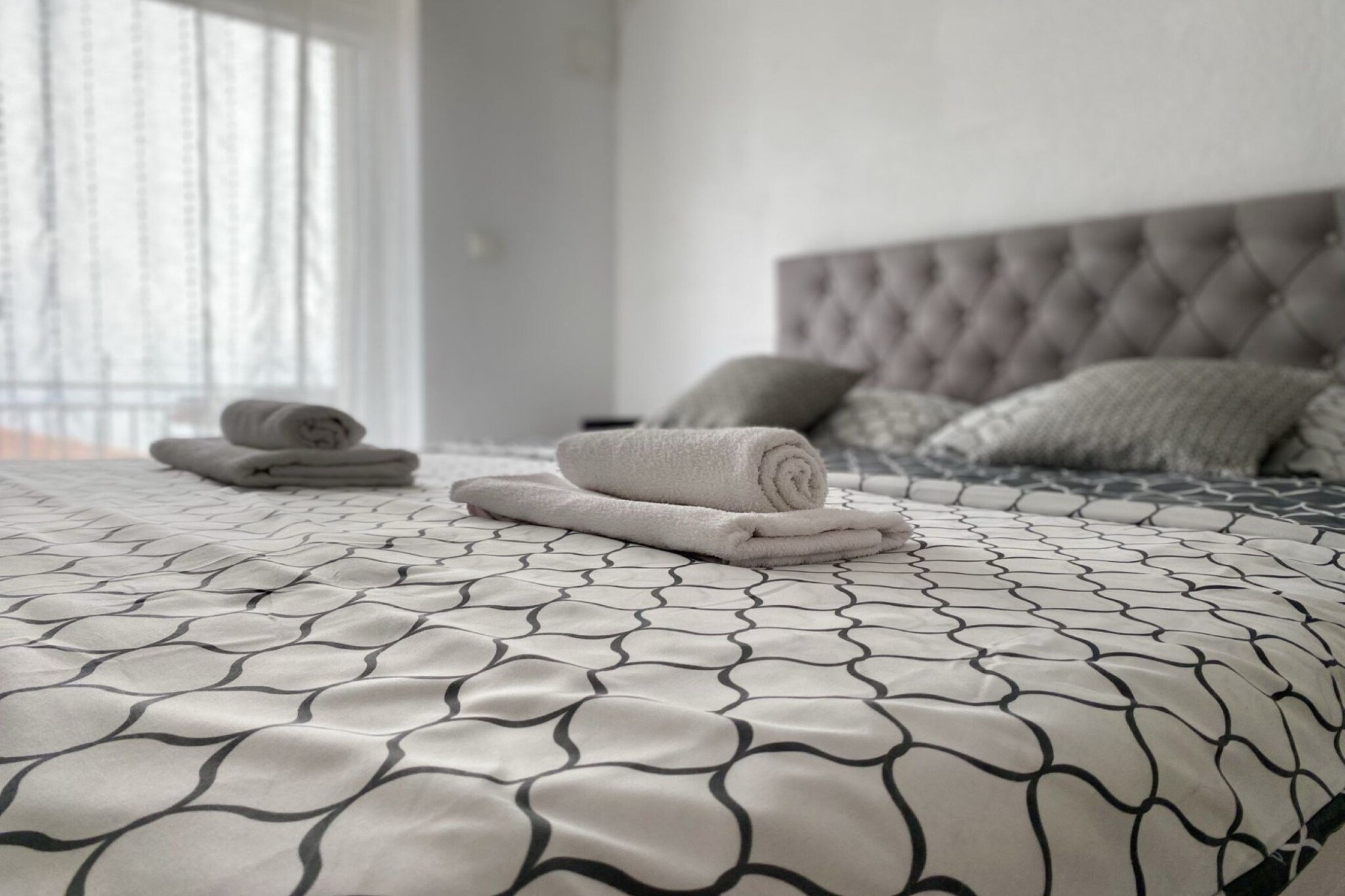 Luxury Lovran Apartments with Swimming Pool - Standard One Bedroom Apartment-Bedroom
