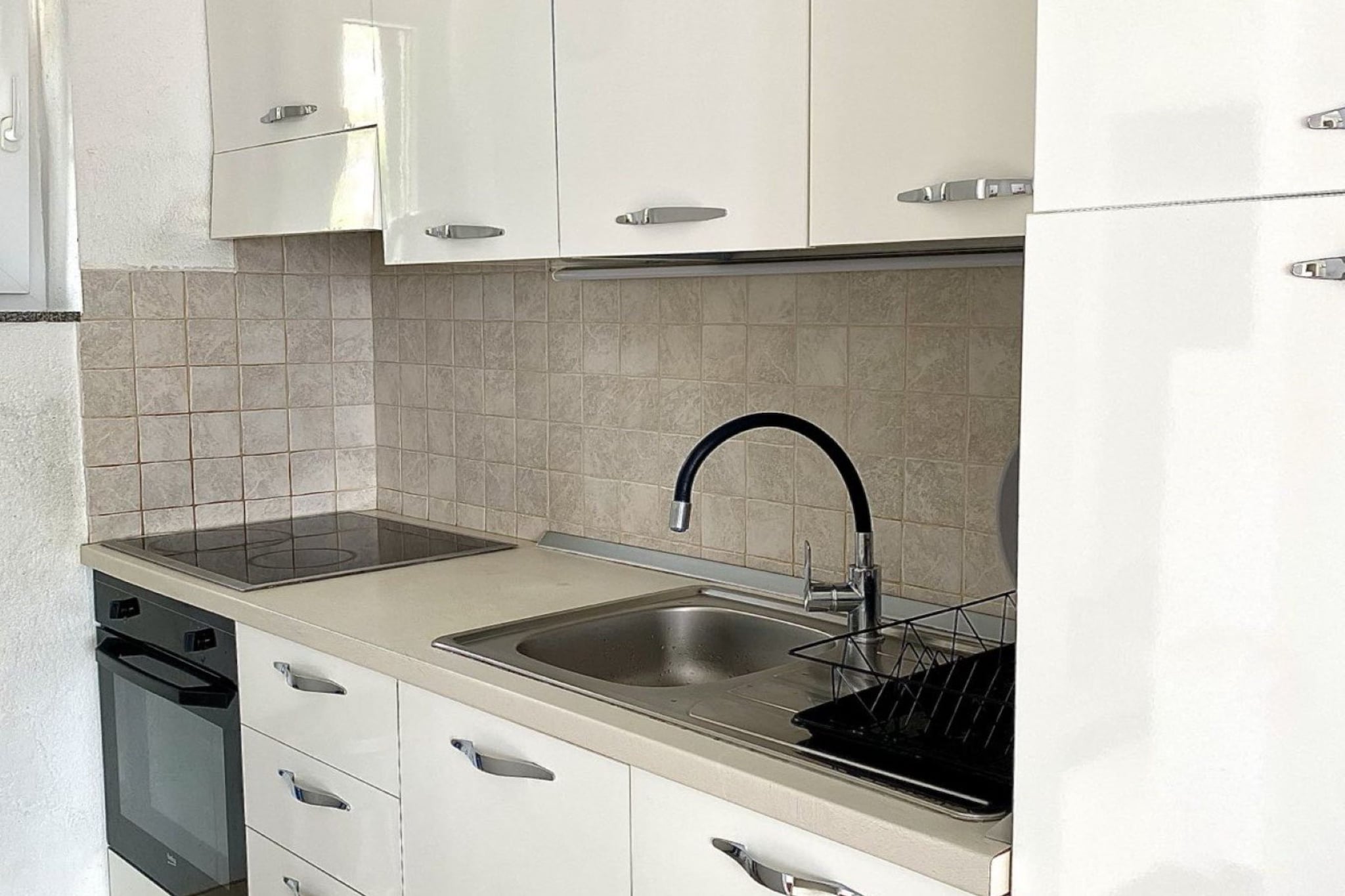 Luxury Lovran Apartments with Swimming Pool - Standard One Bedroom Apartment-Kitchen