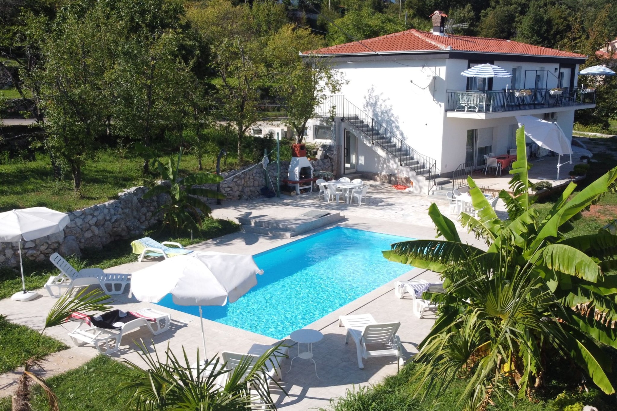 Luxury Lovran Apartments with Swimming Pool - Standard One Bedroom Apartment-Pool