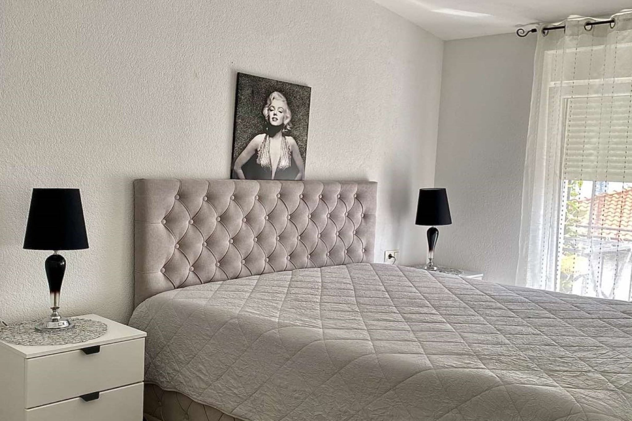 Luxury Lovran Apartments with Swimming Pool - Classic One Bedroom Apartment-Bedroom