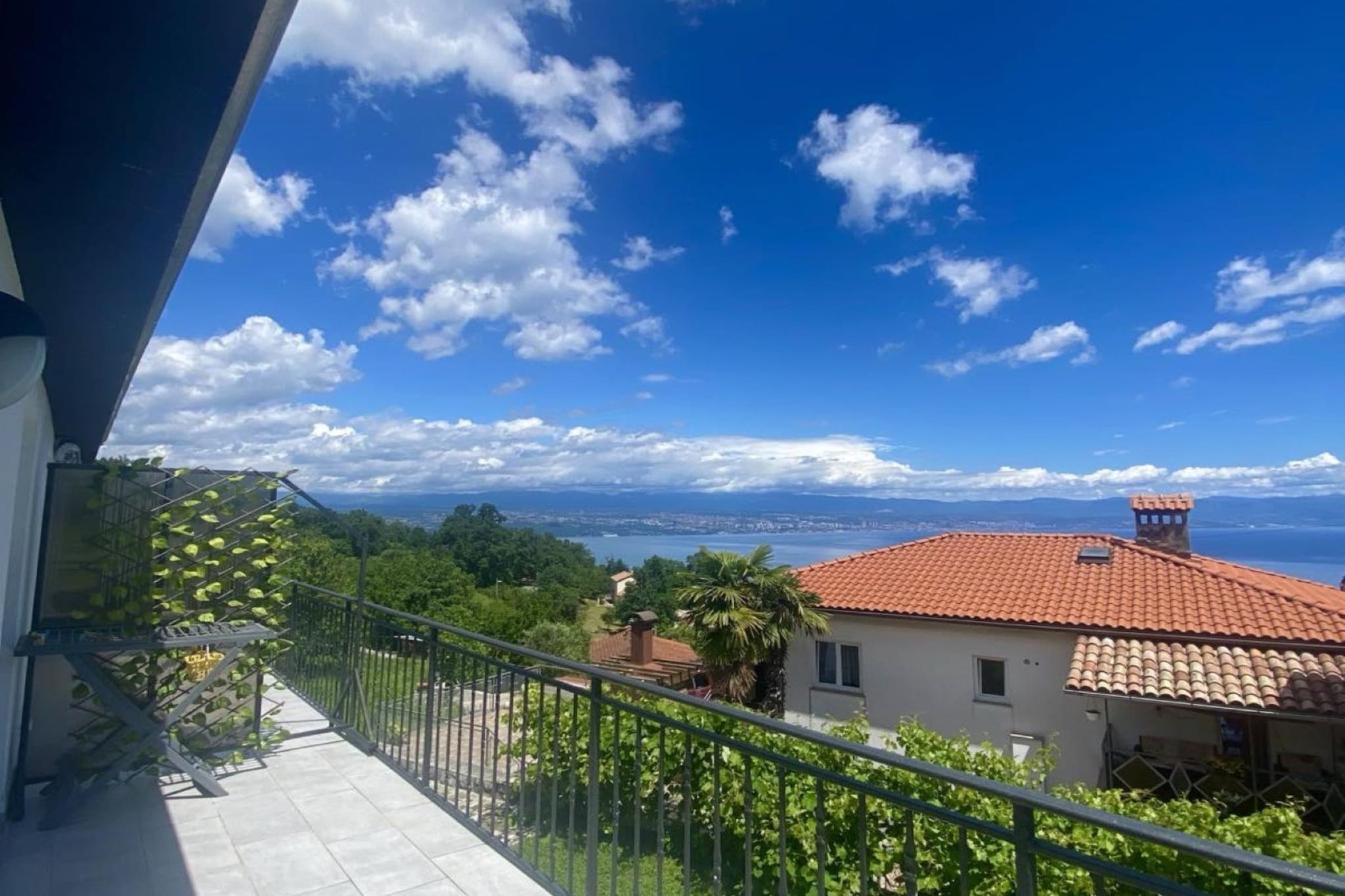 Luxury Lovran Apartments with Swimming Pool - Classic One Bedroom Apartment-Terrace balcony