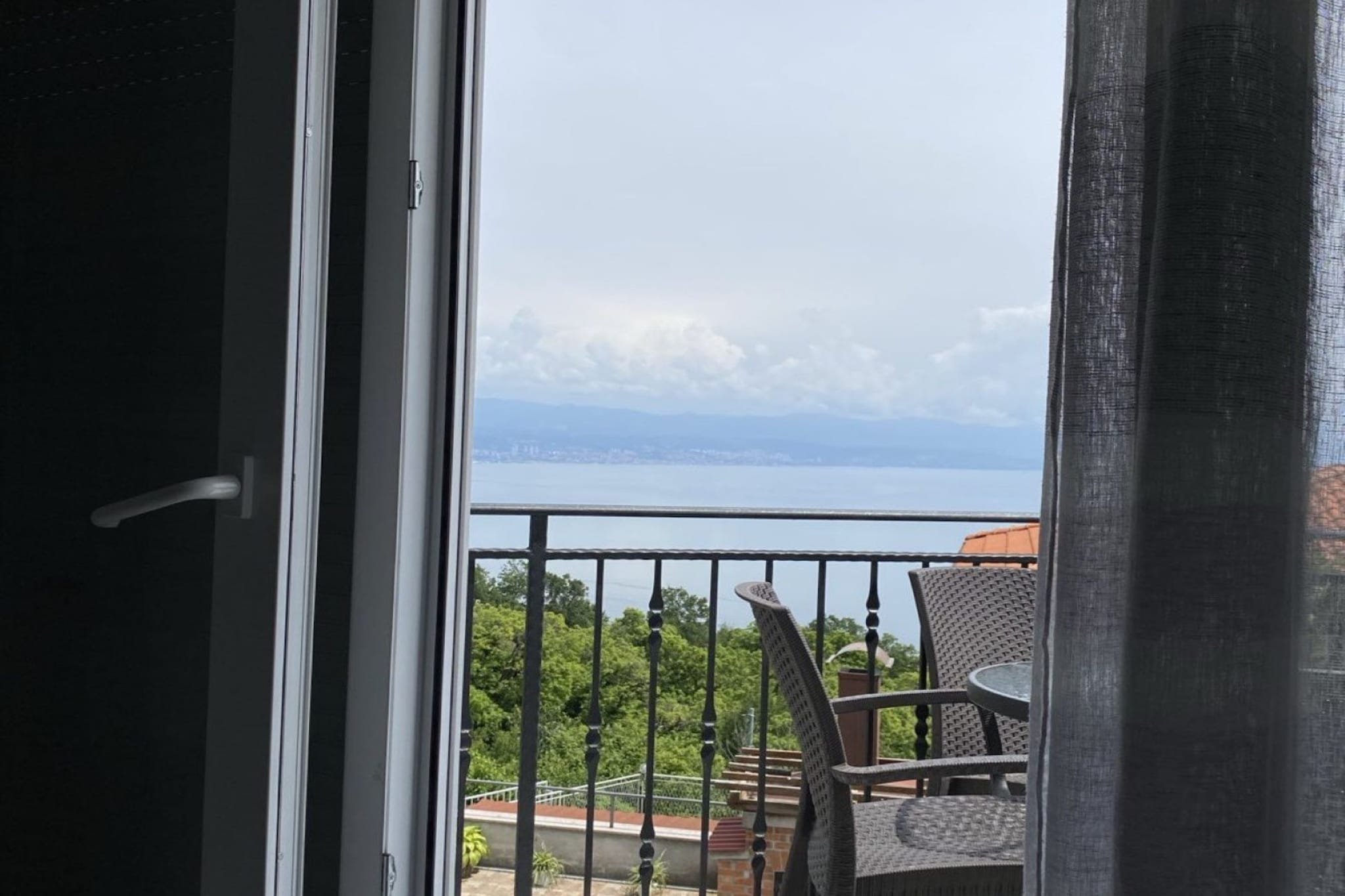 Luxury Lovran Apartments with Swimming Pool - Classic One Bedroom Apartment-Terrace balcony