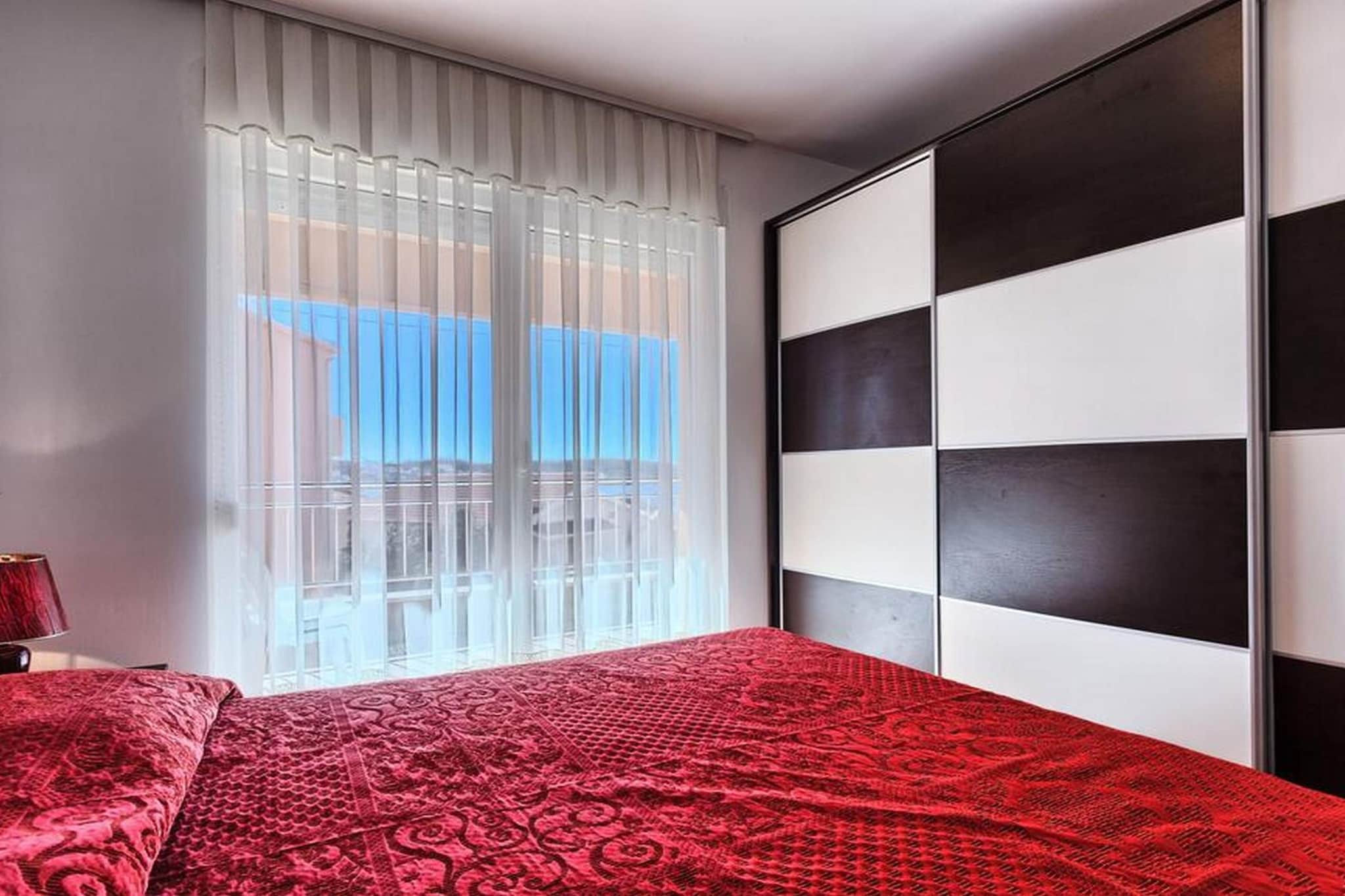 Luxury Apartment Okrug Gornji with Sea View and Pool - Three Bedroom Apartment with Sea View and Pool-Bedroom