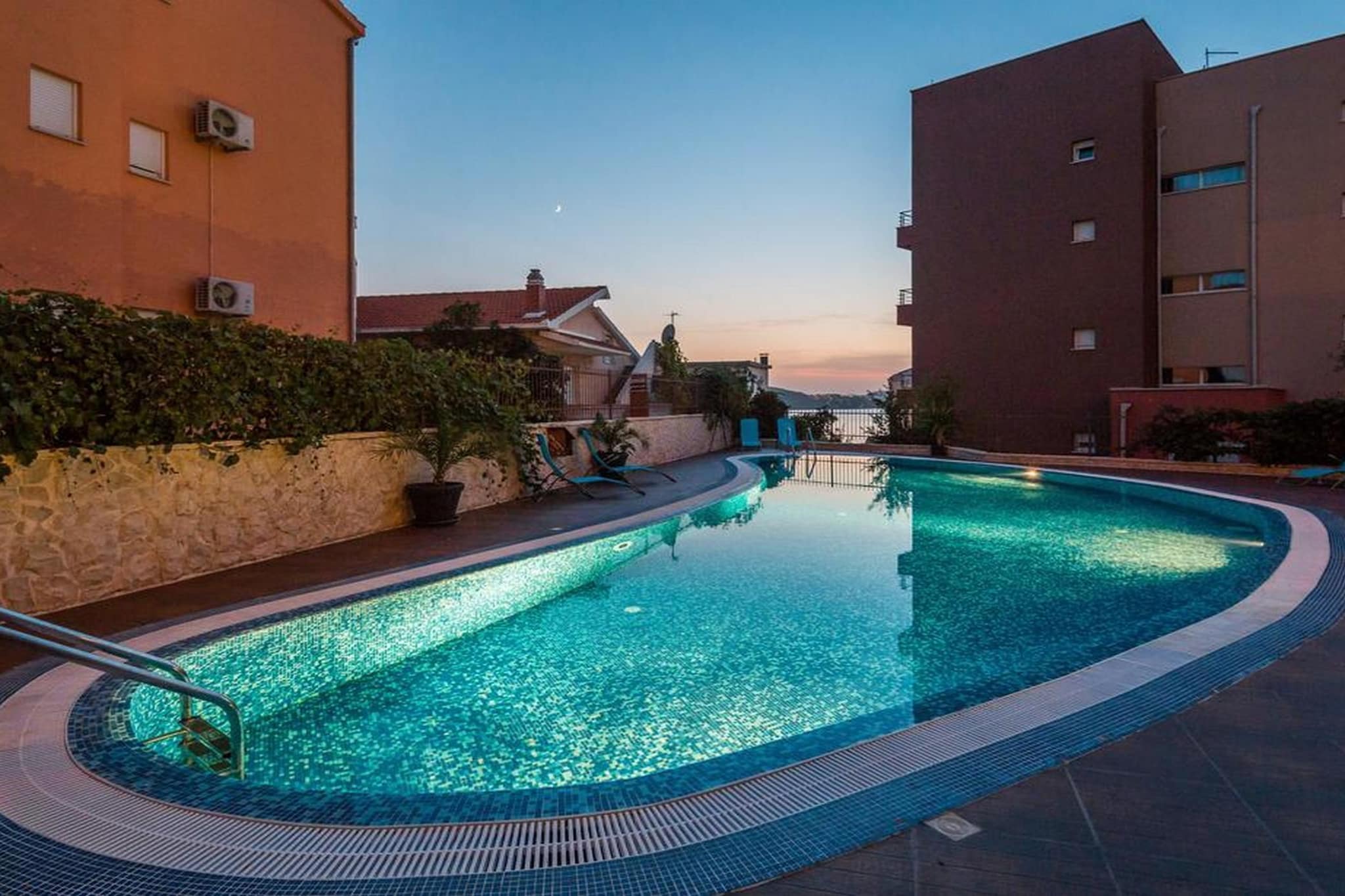 Luxury Apartment Okrug Gornji with Sea View and Pool - Three Bedroom Apartment with Sea View and Pool-Pool