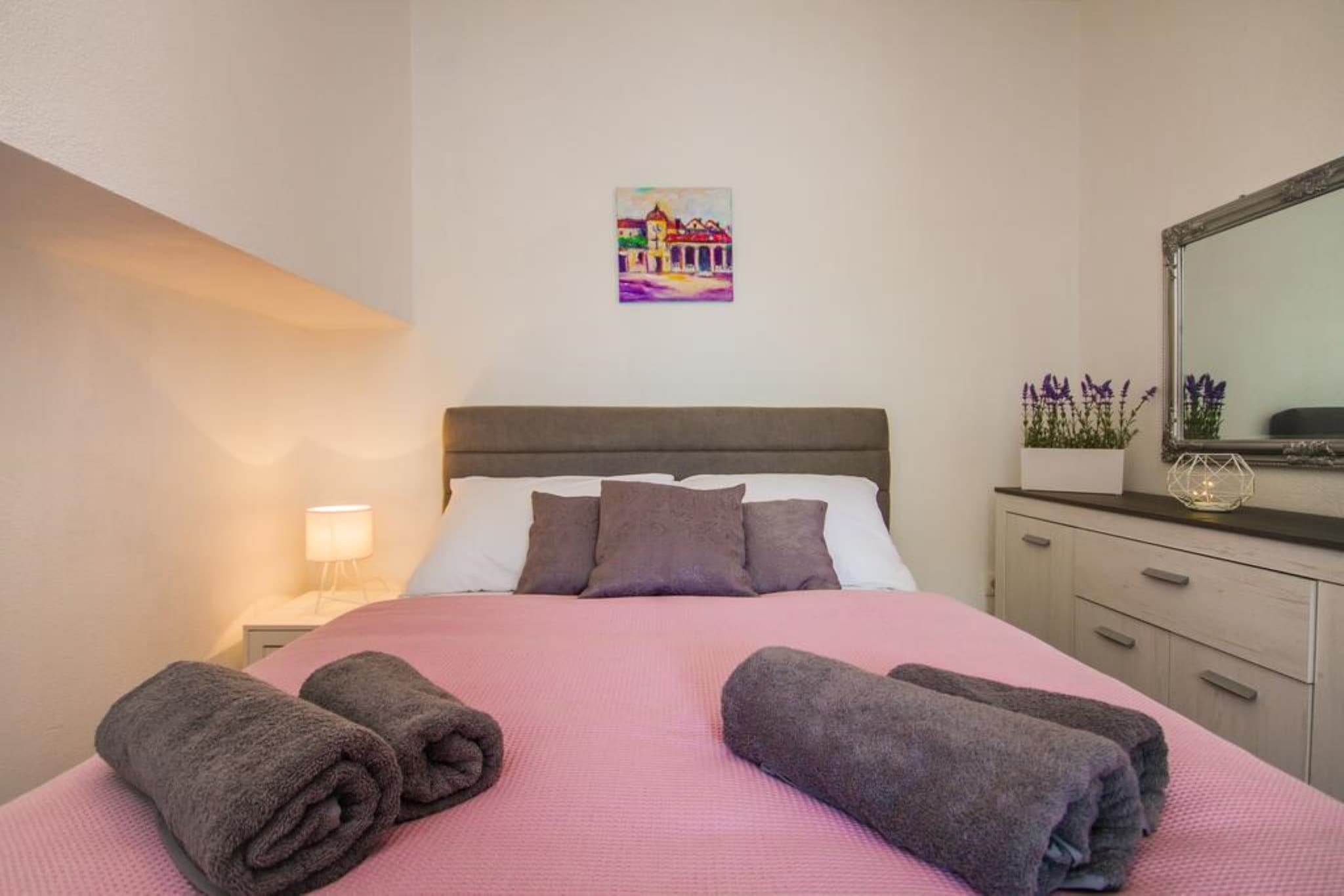 Tranquil Getaway Villa Prapatnica with Pool and Garden - Three  Bedroom Villa with Pool-Bedroom