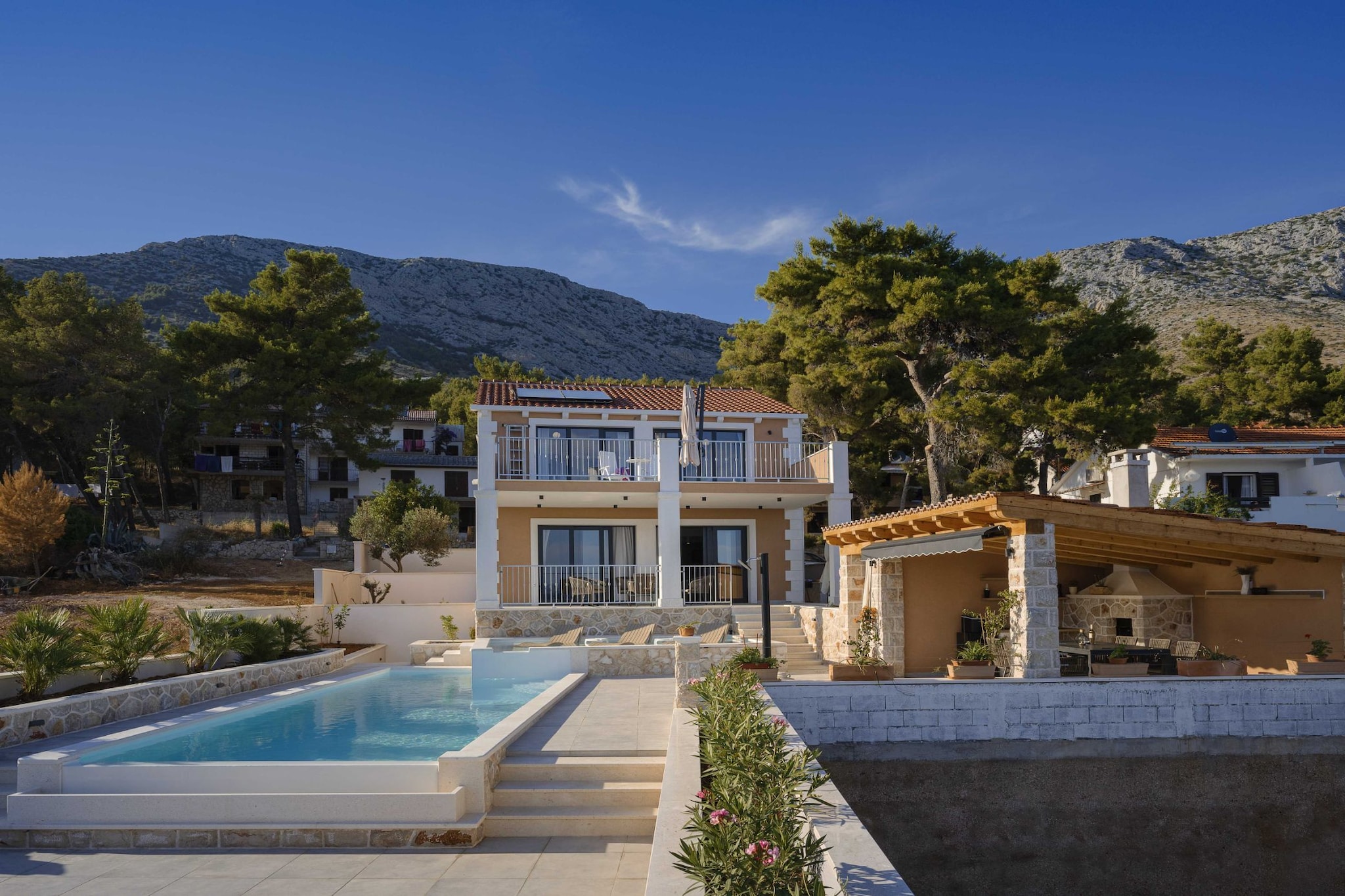 Sunlit Shores Beach Villa with Pool, Gym and Sauna - Three Bedroom Villa with Pool-Outdoor