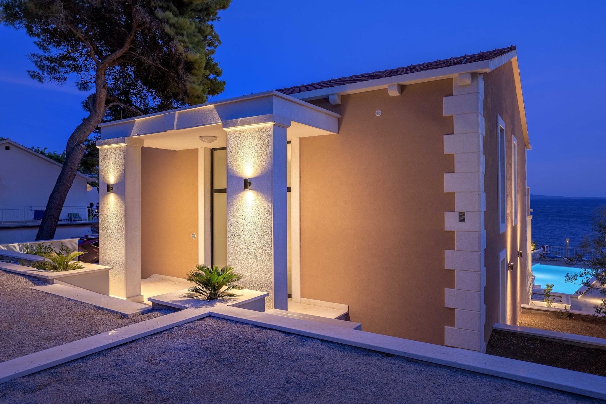 Sunlit Shores Beach Villa with Pool, Gym and Sauna - Three Bedroom Villa with Pool-Outdoor