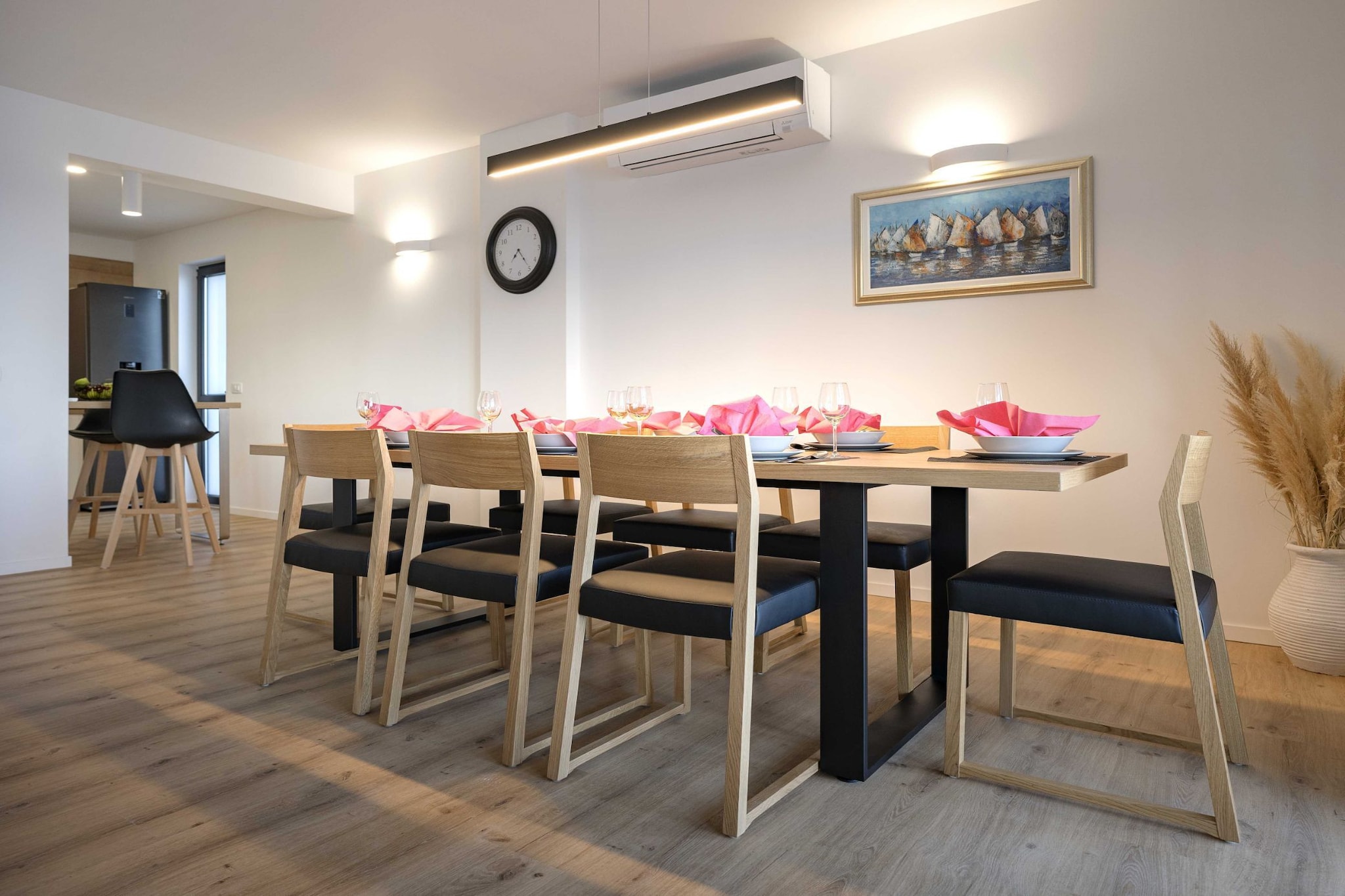 Sunlit Shores Beach Villa with Pool, Gym and Sauna - Three Bedroom Villa with Pool-Dining room