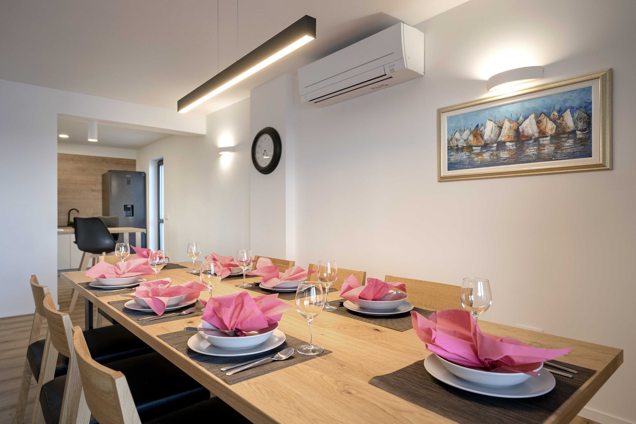 Sunlit Shores Beach Villa with Pool, Gym and Sauna - Three Bedroom Villa with Pool-Dining room