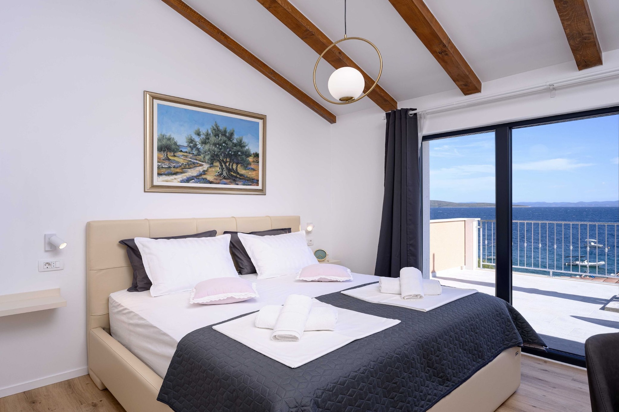 Sunlit Shores Beach Villa with Pool, Gym and Sauna - Three Bedroom Villa with Pool-Bedroom